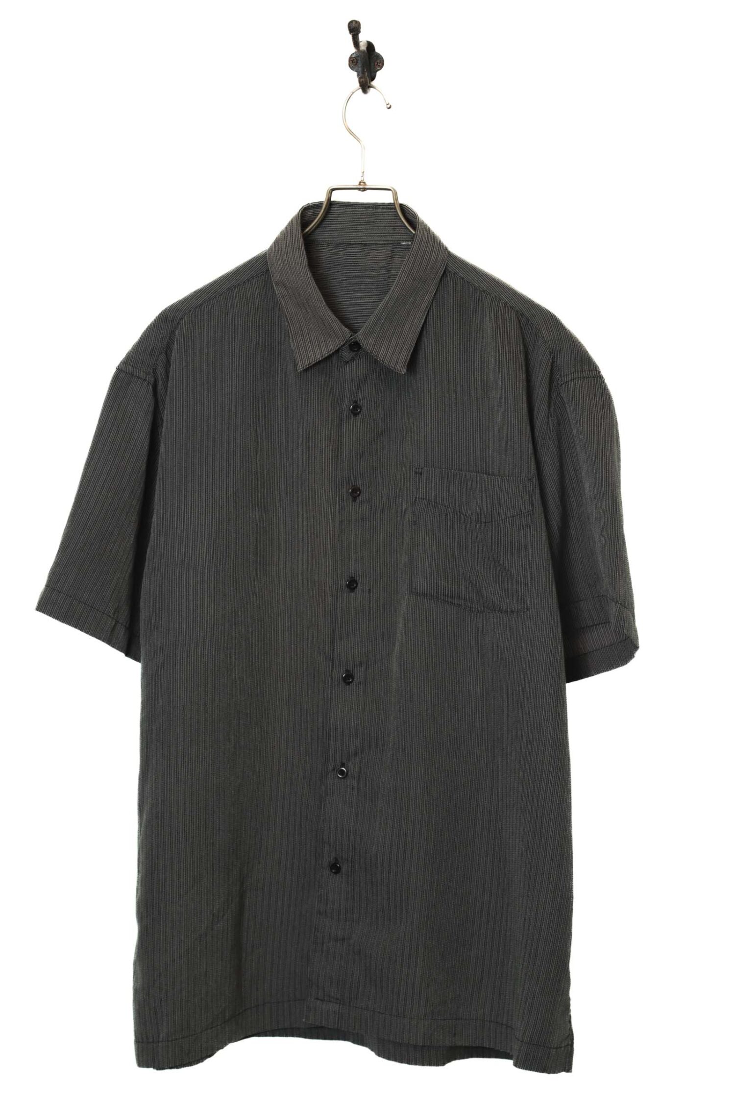 VINTAGE STRIPE PATTERN SHIRT/XL