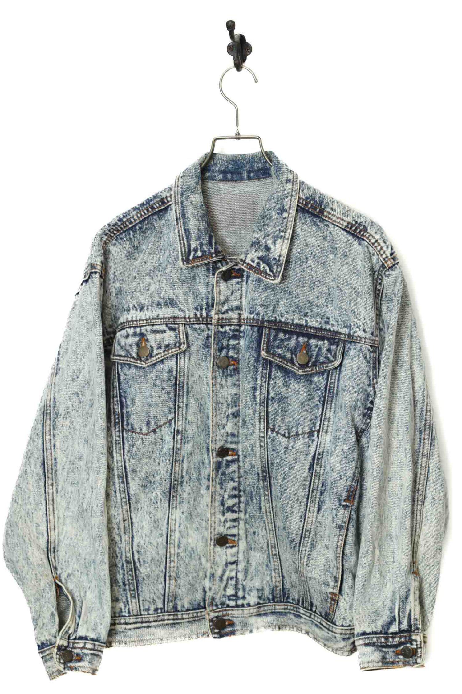 VINTAGE BLEACHED DENIM JAKCET/XL
