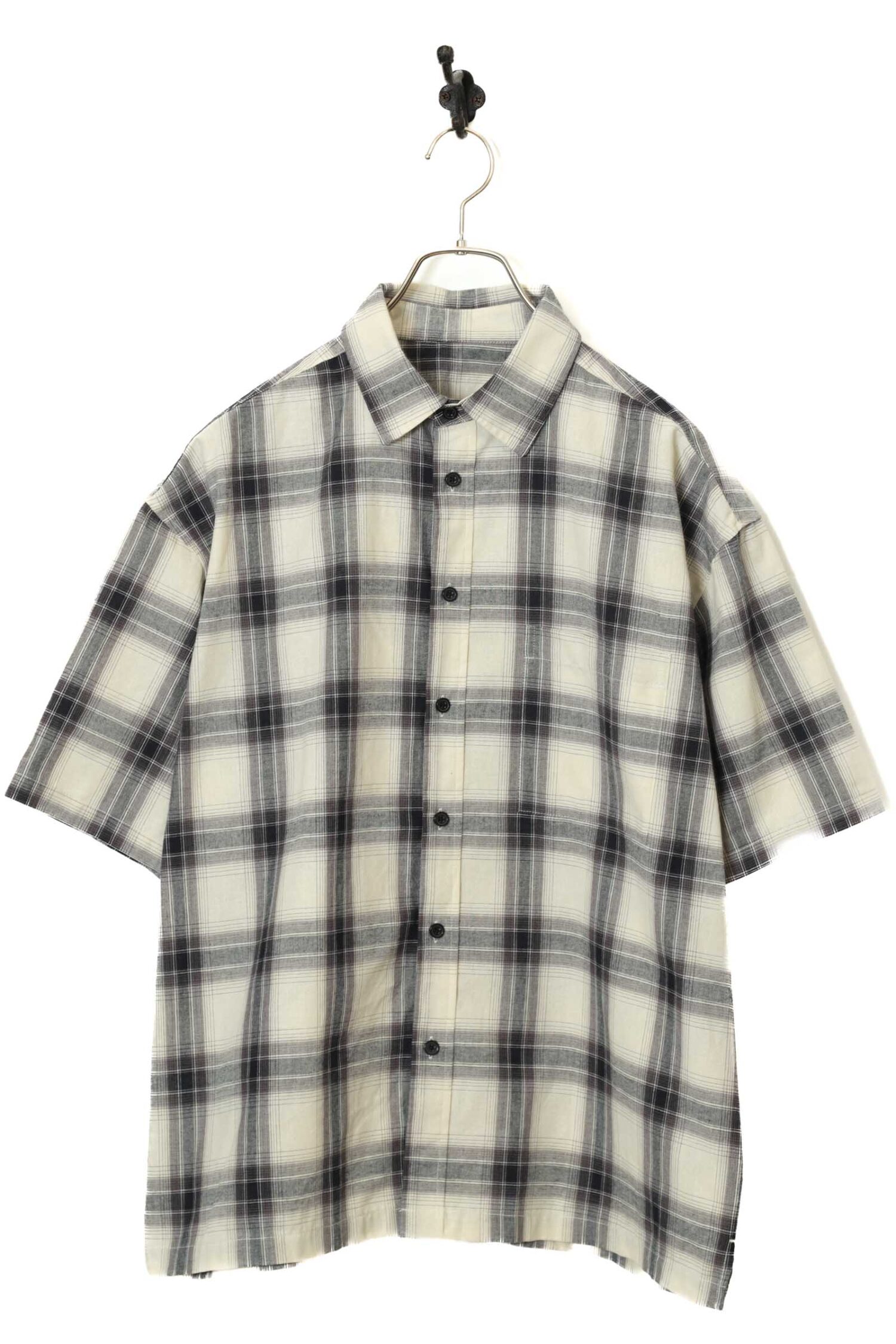 VINTAGE CHECK SHORT SLEEVE SHIRT/L