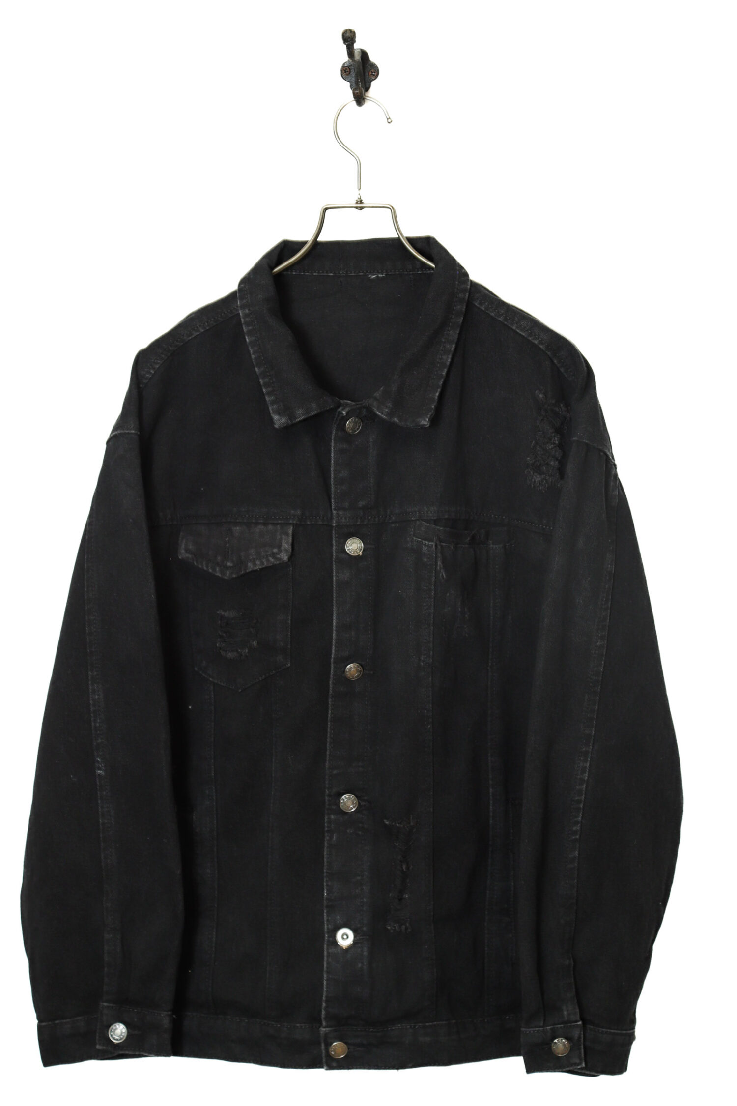 USED DAMEGED DENIM JACKET/XL