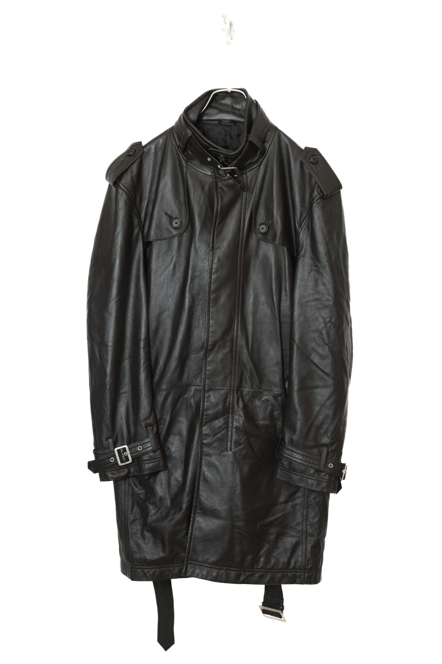 USED OLIVER BROWN SHEEP LEATHER COAT/L