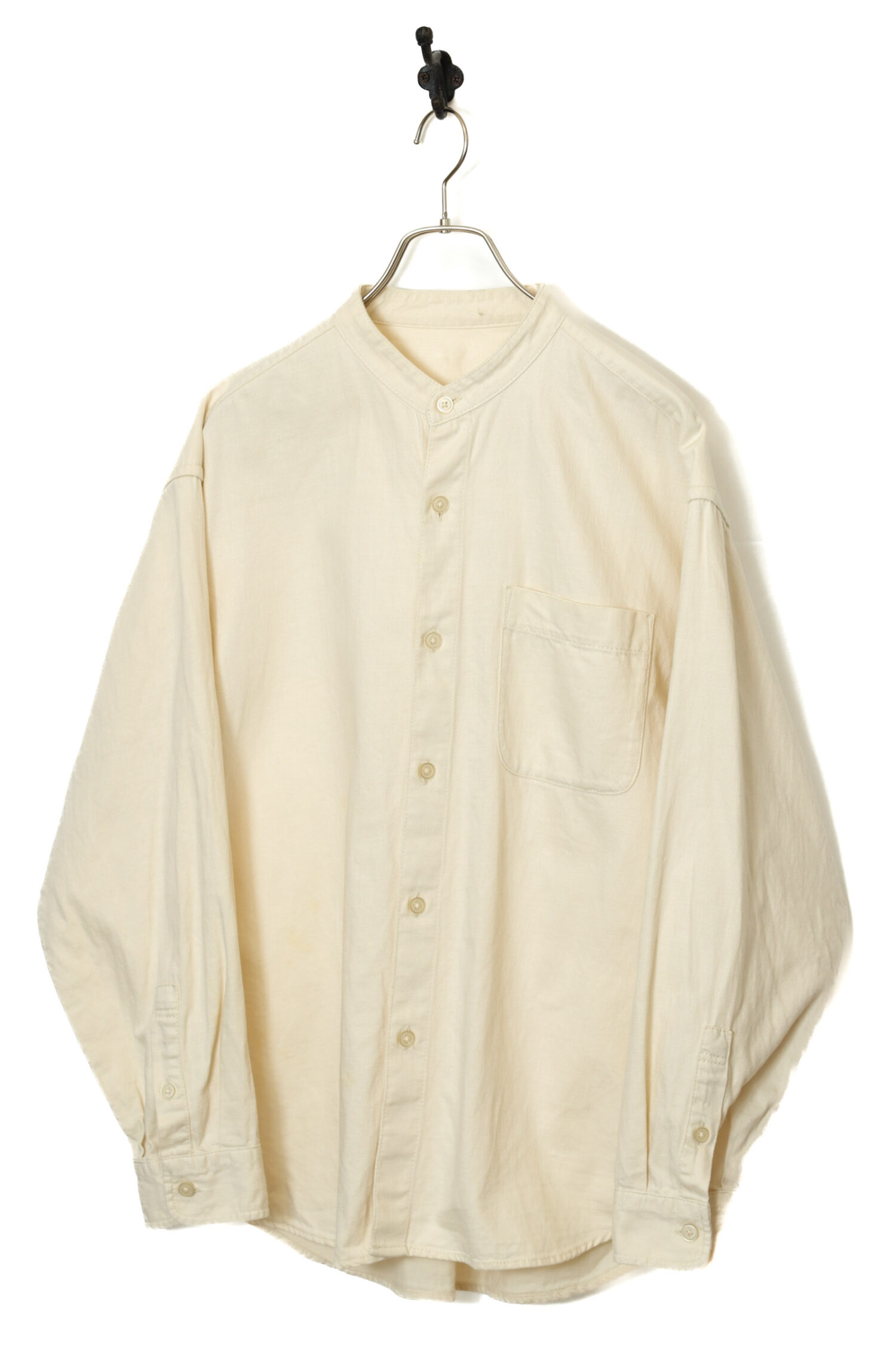 USED STAND COLLAR SHIRT/L