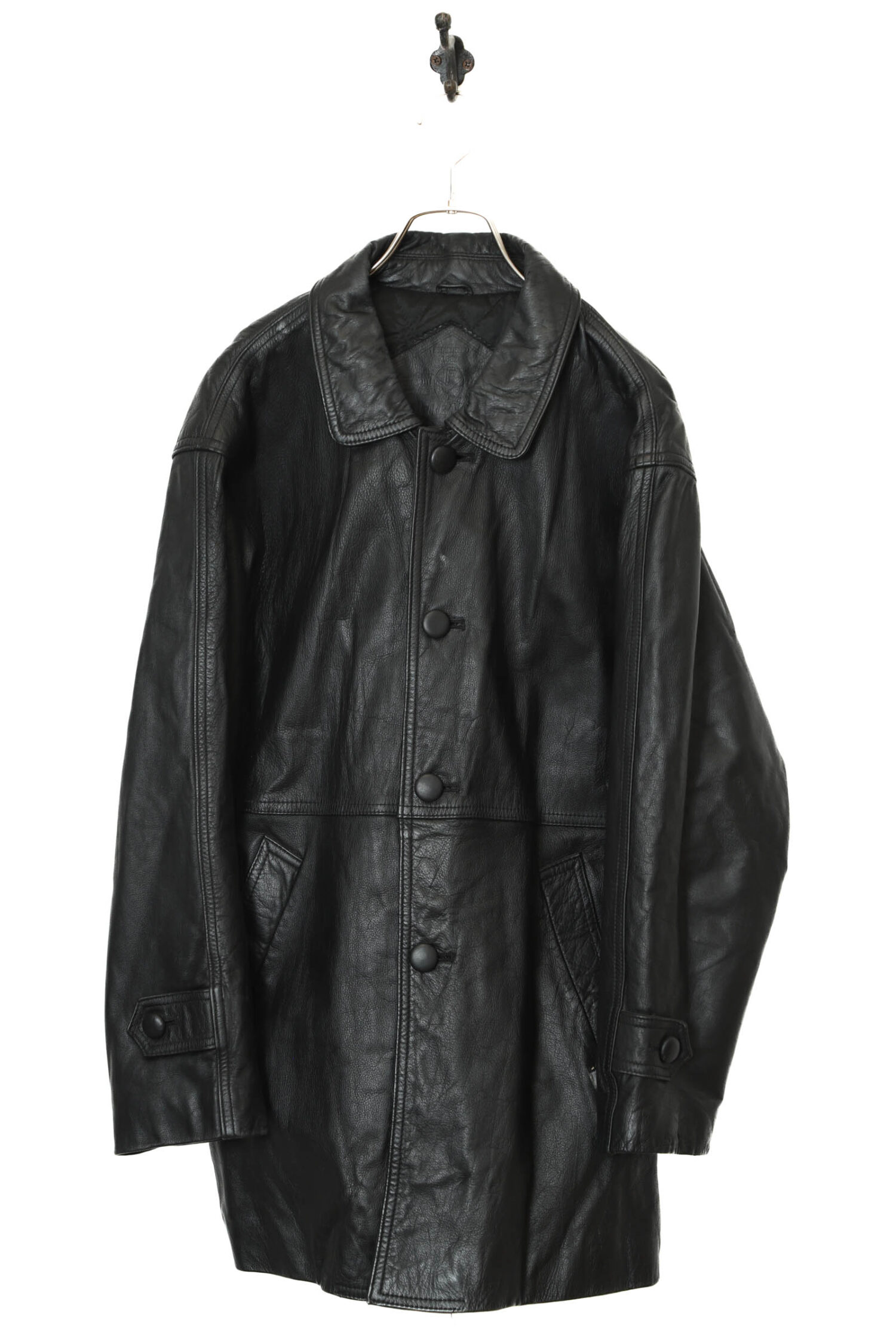 USED COW LEATHER JACKET/M