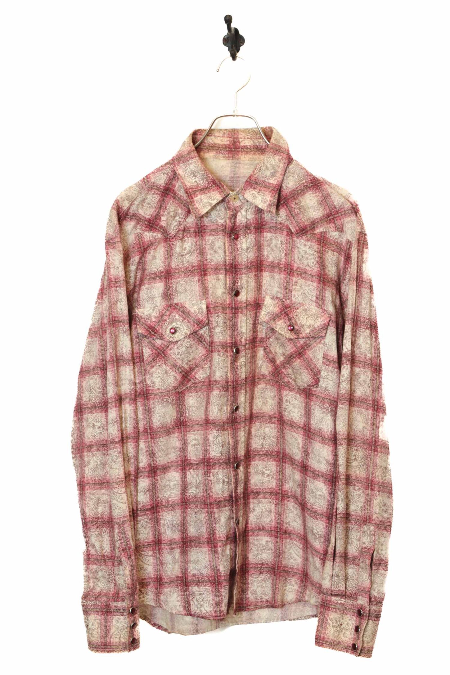 VINTAGE PRINTED SHIRT/L