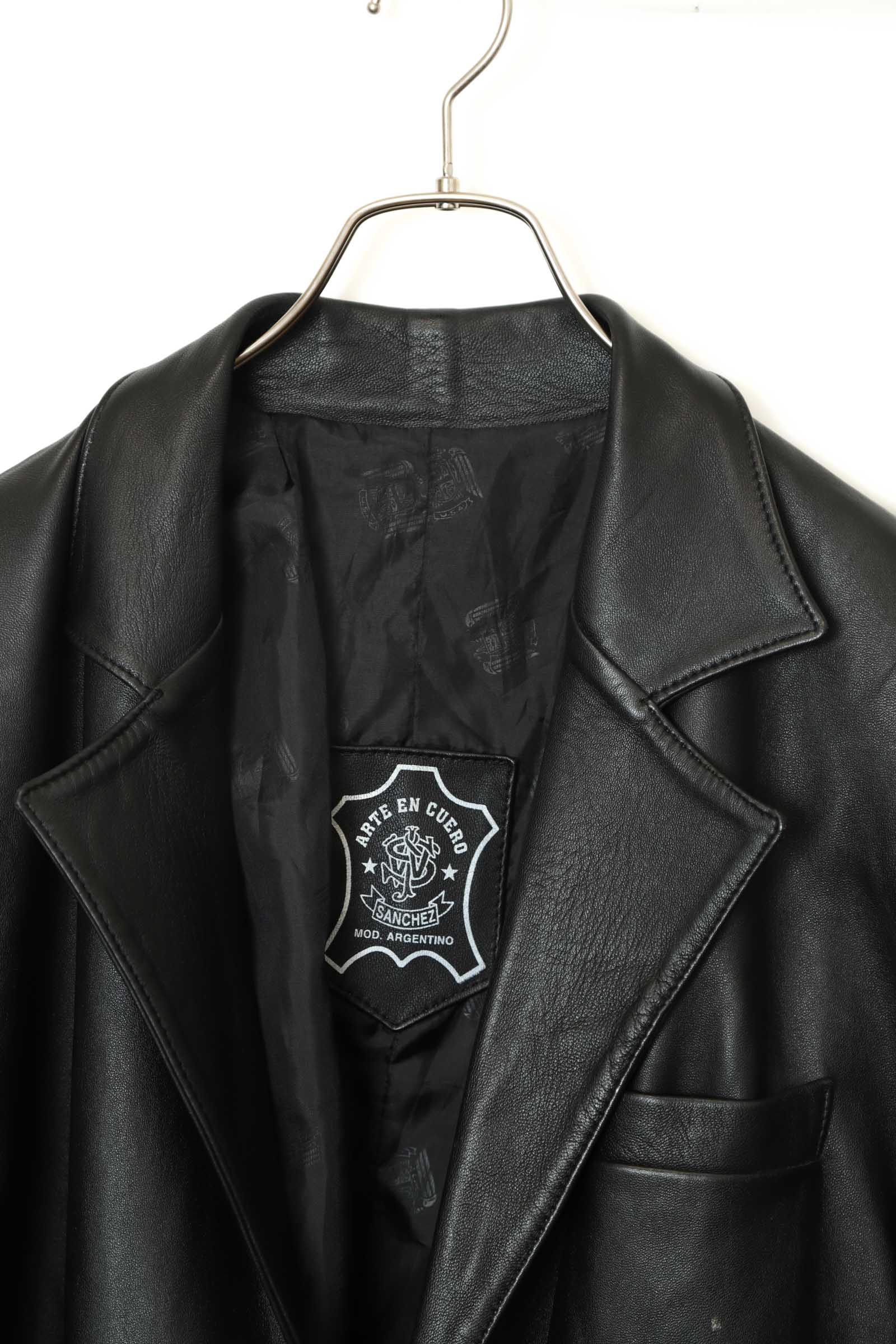Leather Jacket レザージャケット　羊皮　高級　ヴィンテージ　古着 S】【80~90年代】CHEVIGNON レザージャケット 革ジャン シープ
