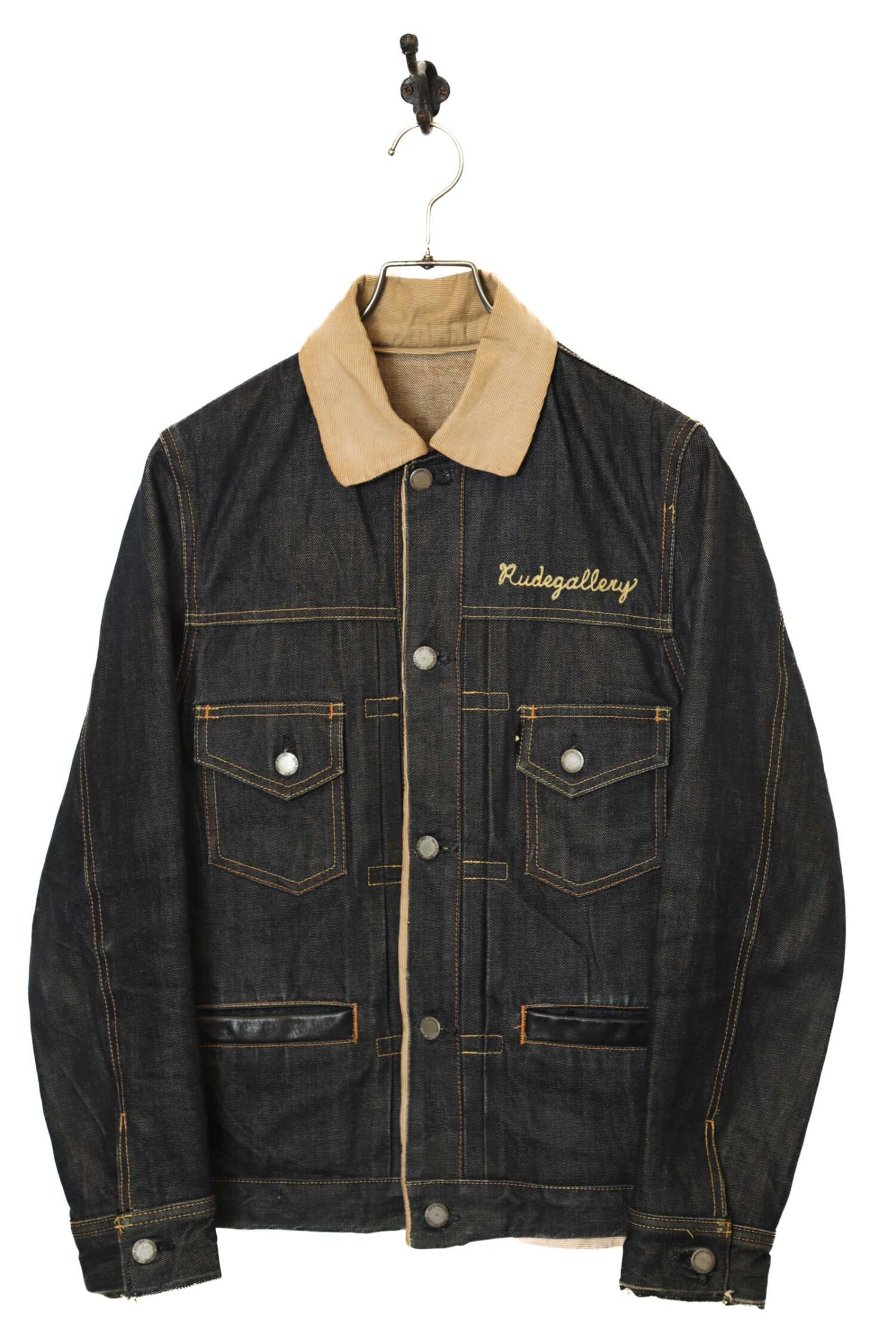 USED RUDEGALLARY DENIM COVERALL JACKET/M