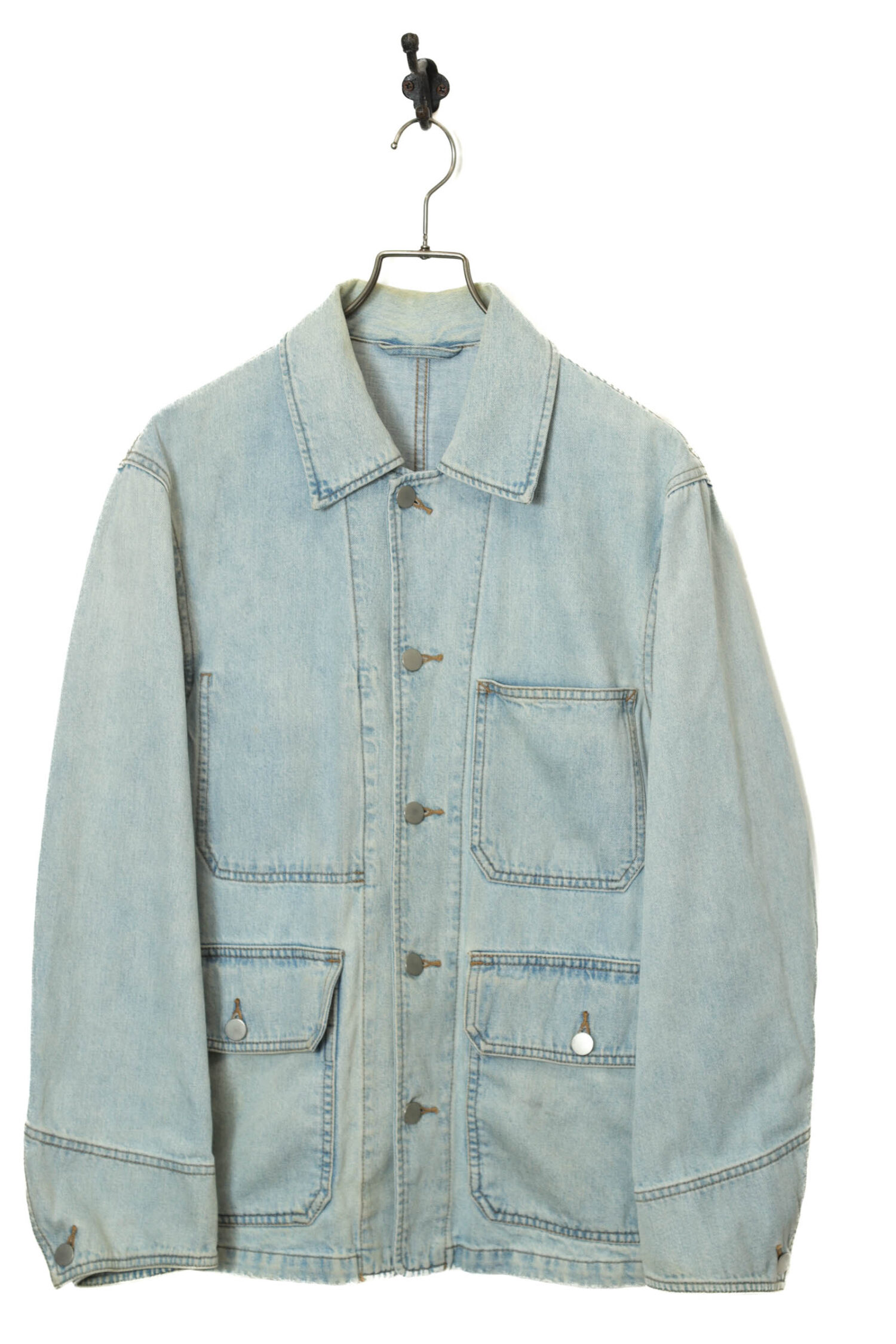 VINTAGE DENIM COVERALL DENIM JACKET/M