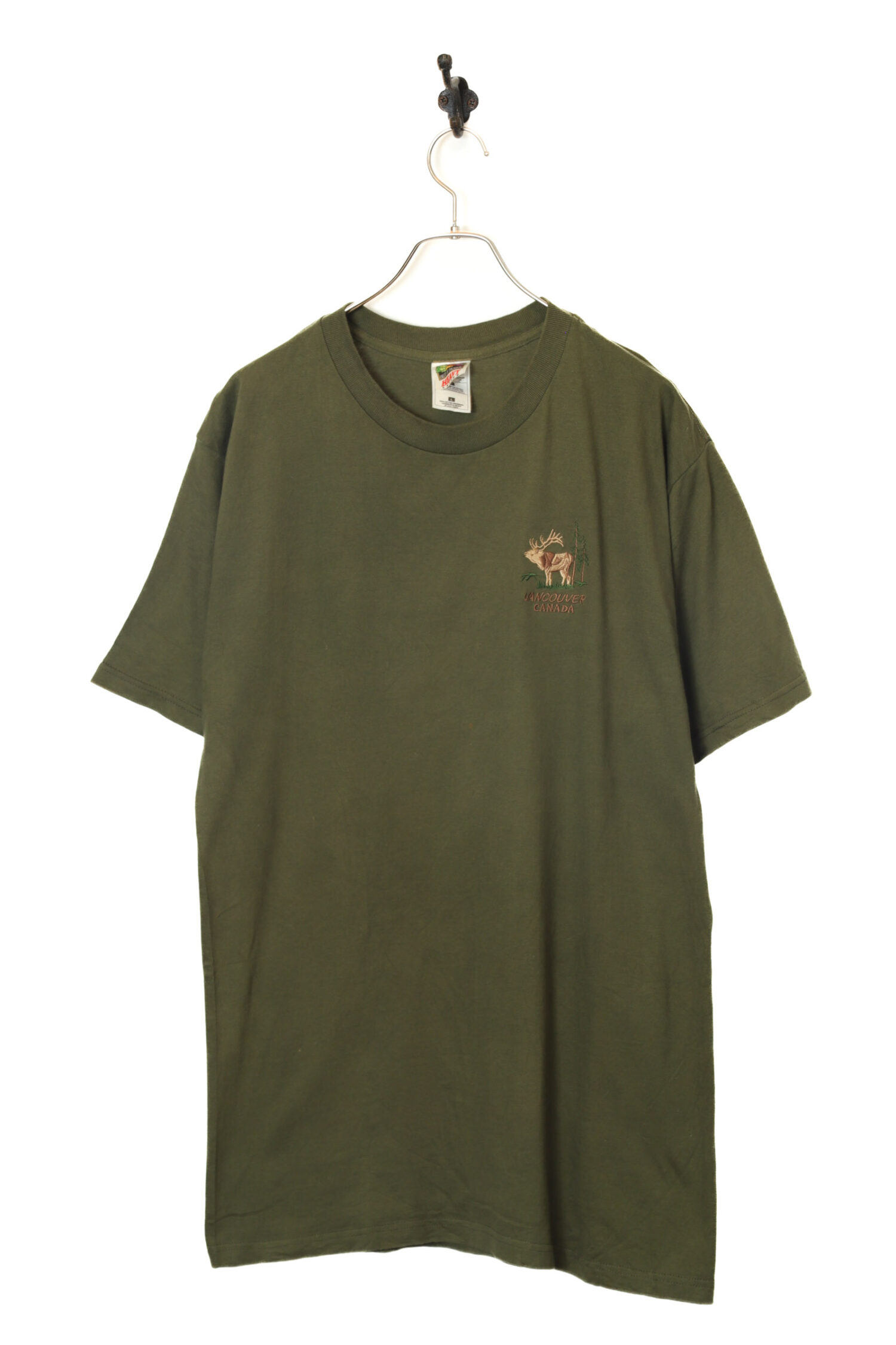 USED EMBROIDERY T-SHIRT/L