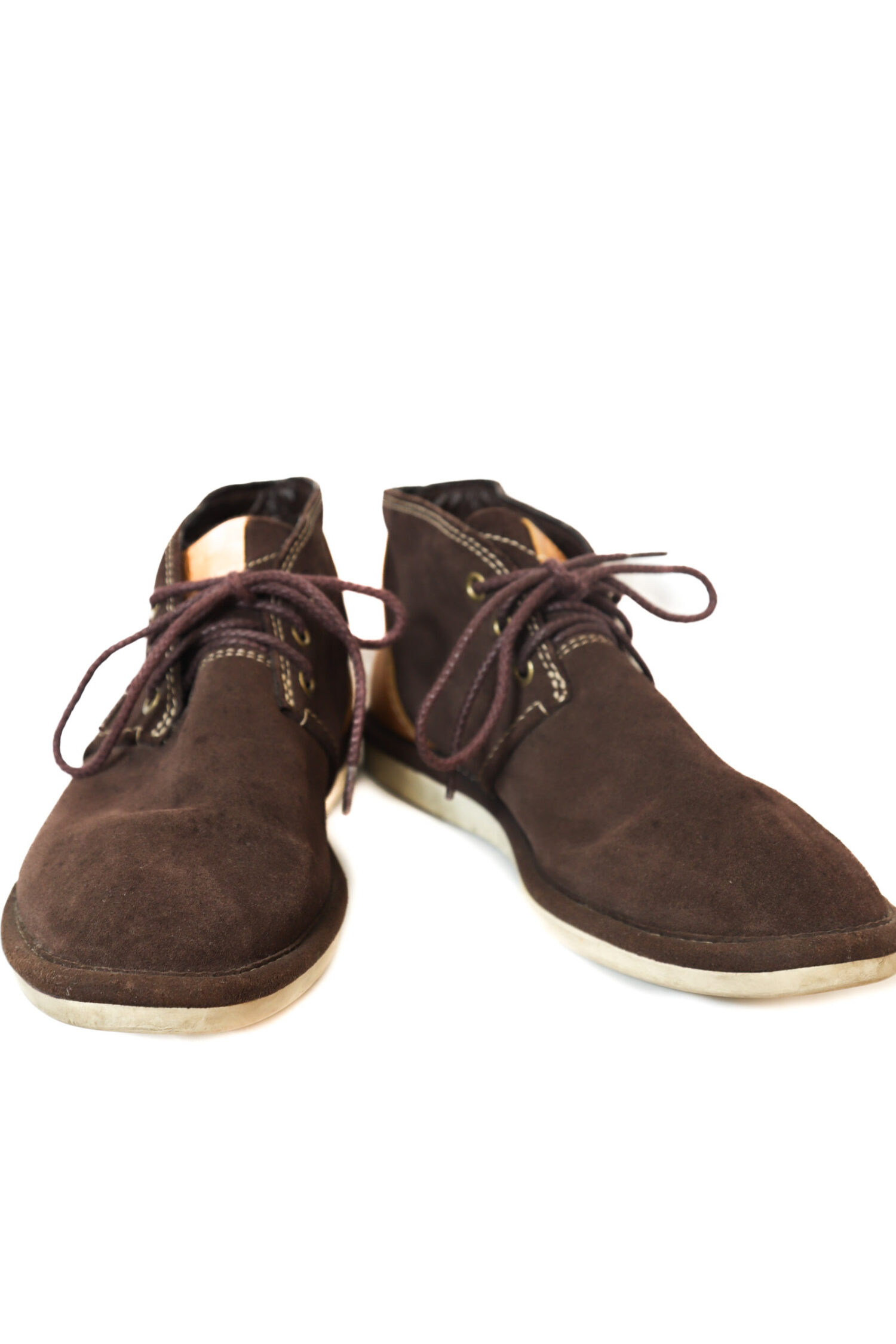 USED TIMBERLAND SUEDE SHOES/25