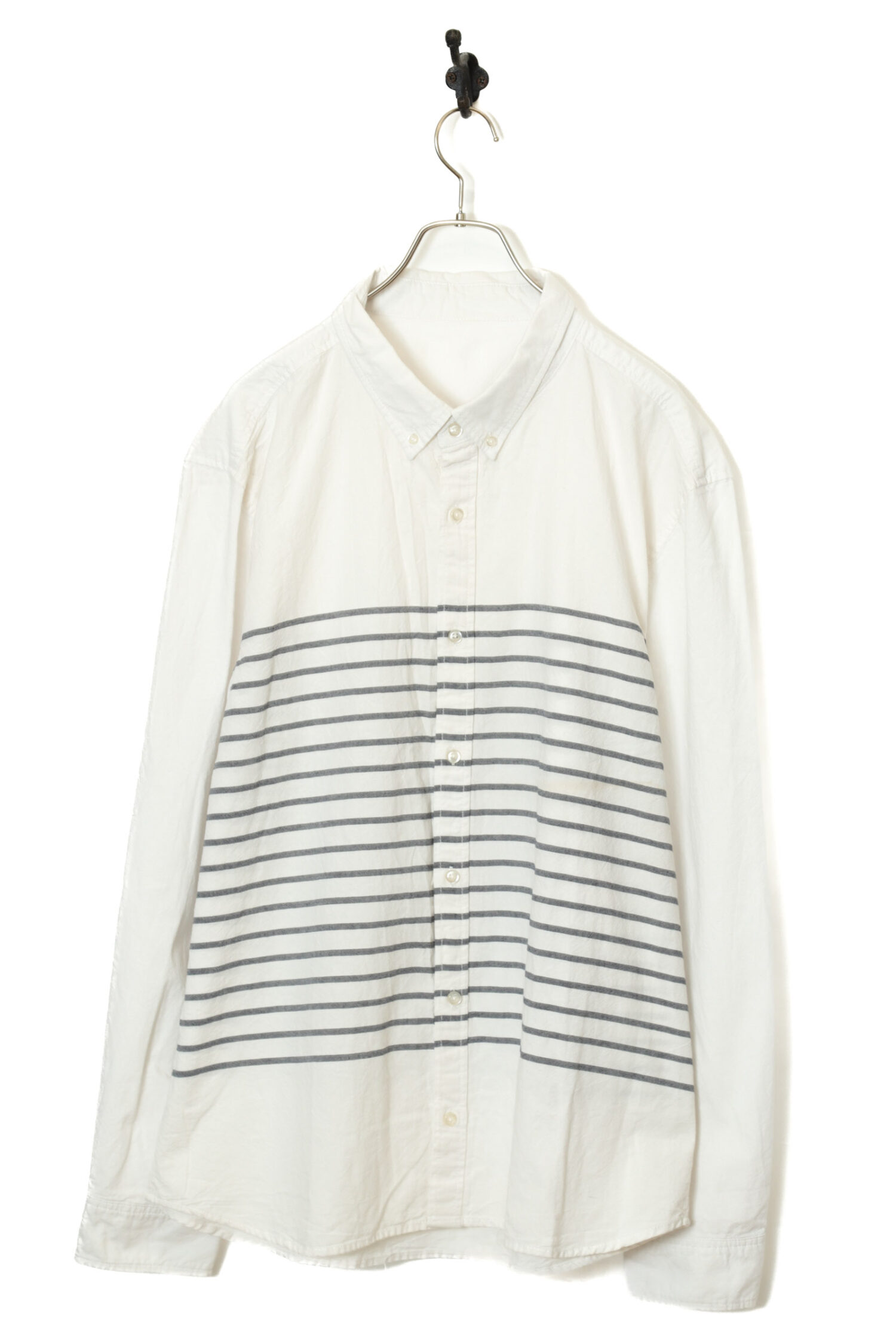 USED BORDER PATTERN SHIRT/L