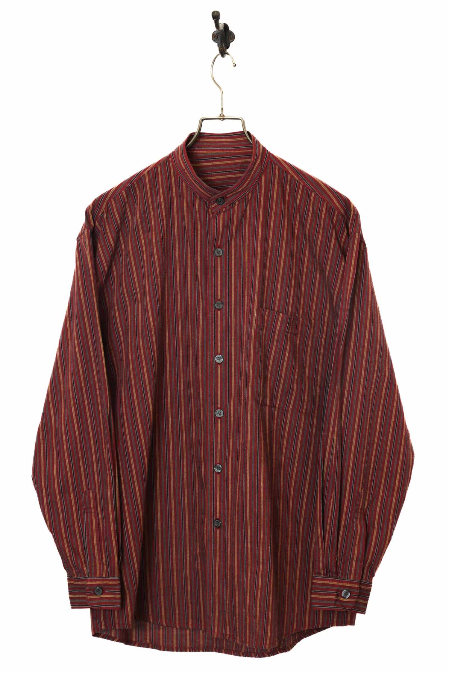 VINTAGE STAND COLLAR SHIRT/L