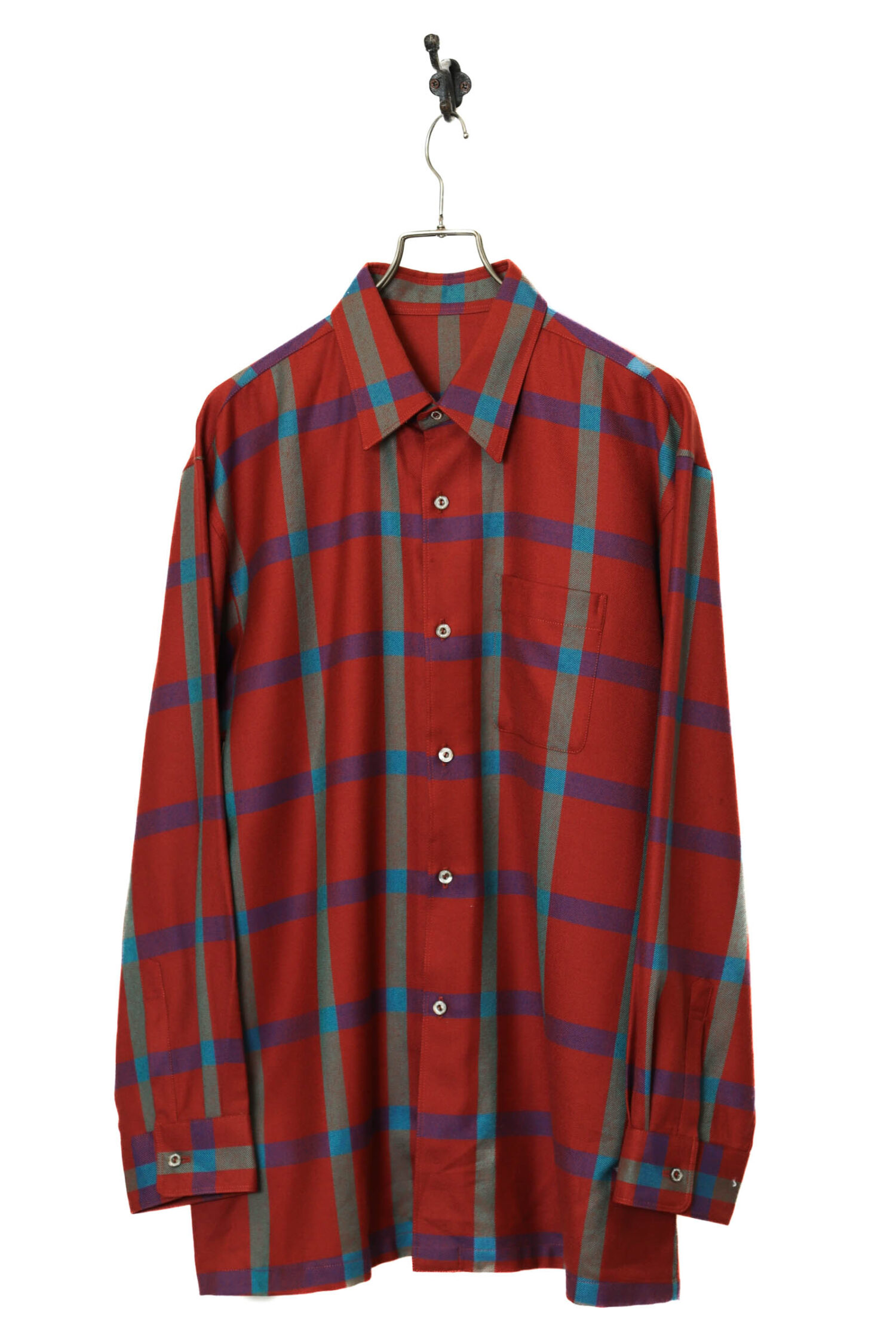 VINTAGE CHECK SHIRT/XL