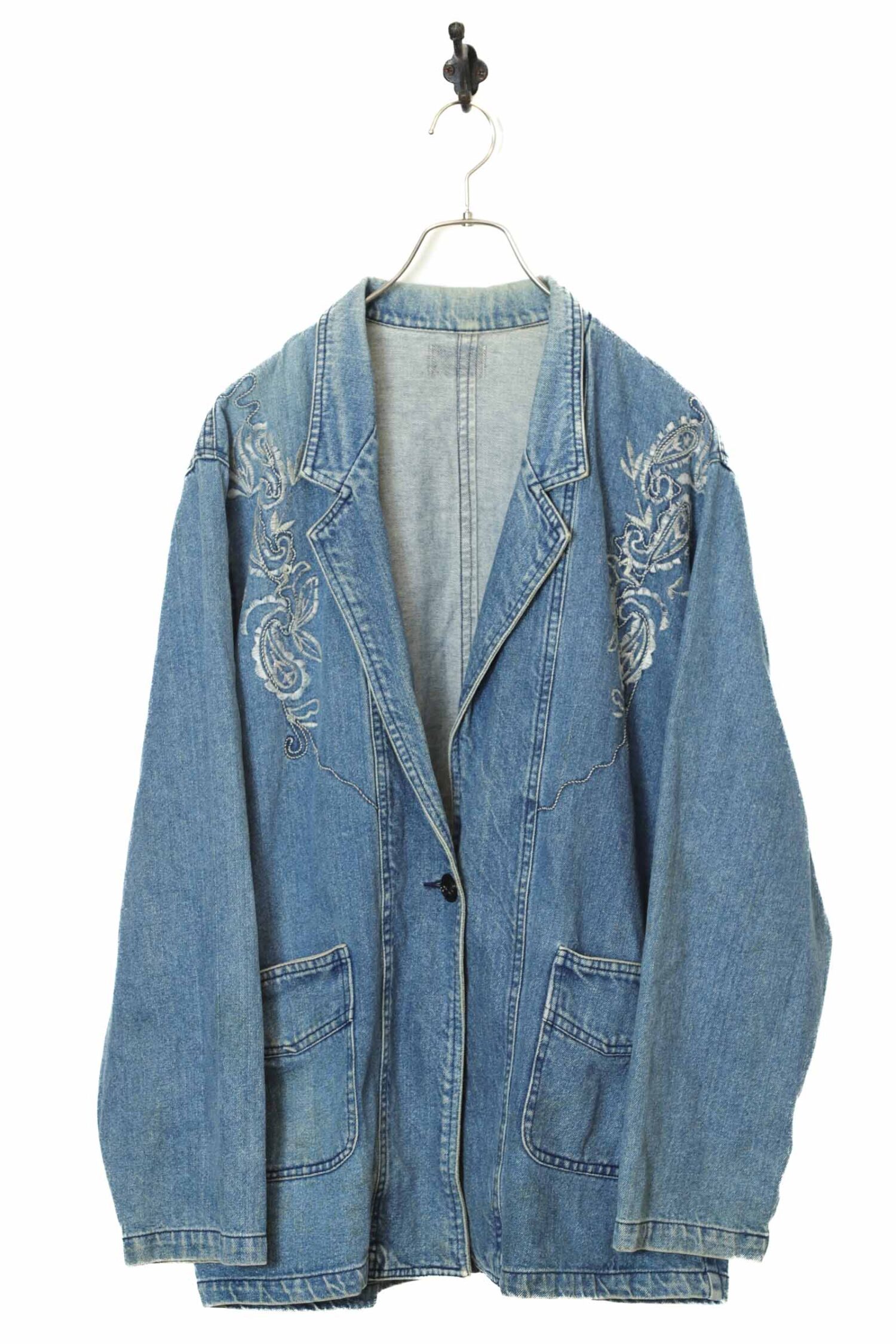 VINTAGE DESIGN DENIM JACKET/M
