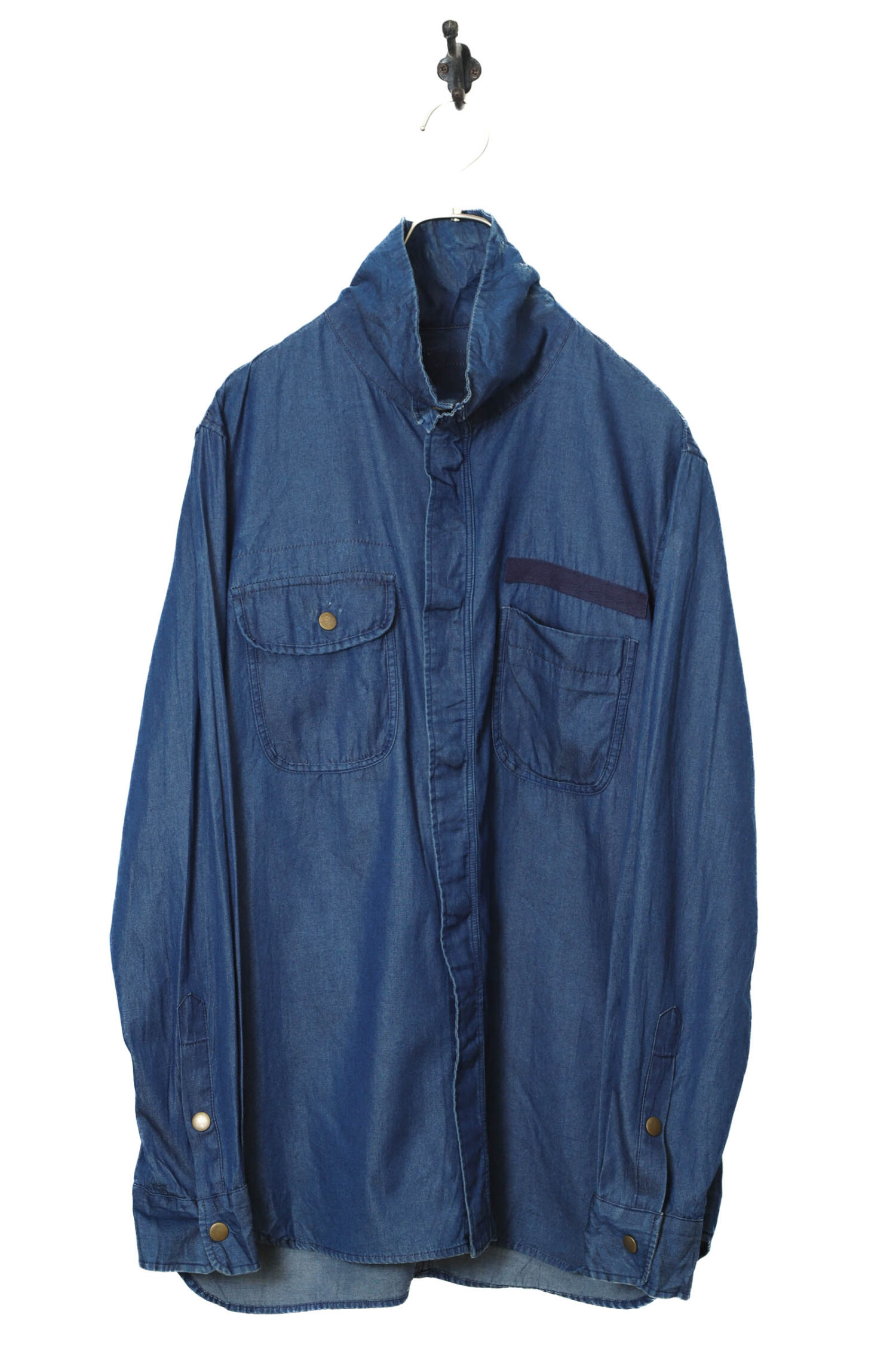 VINTAGE SATAND COLLAR SHIRT JACKET/M