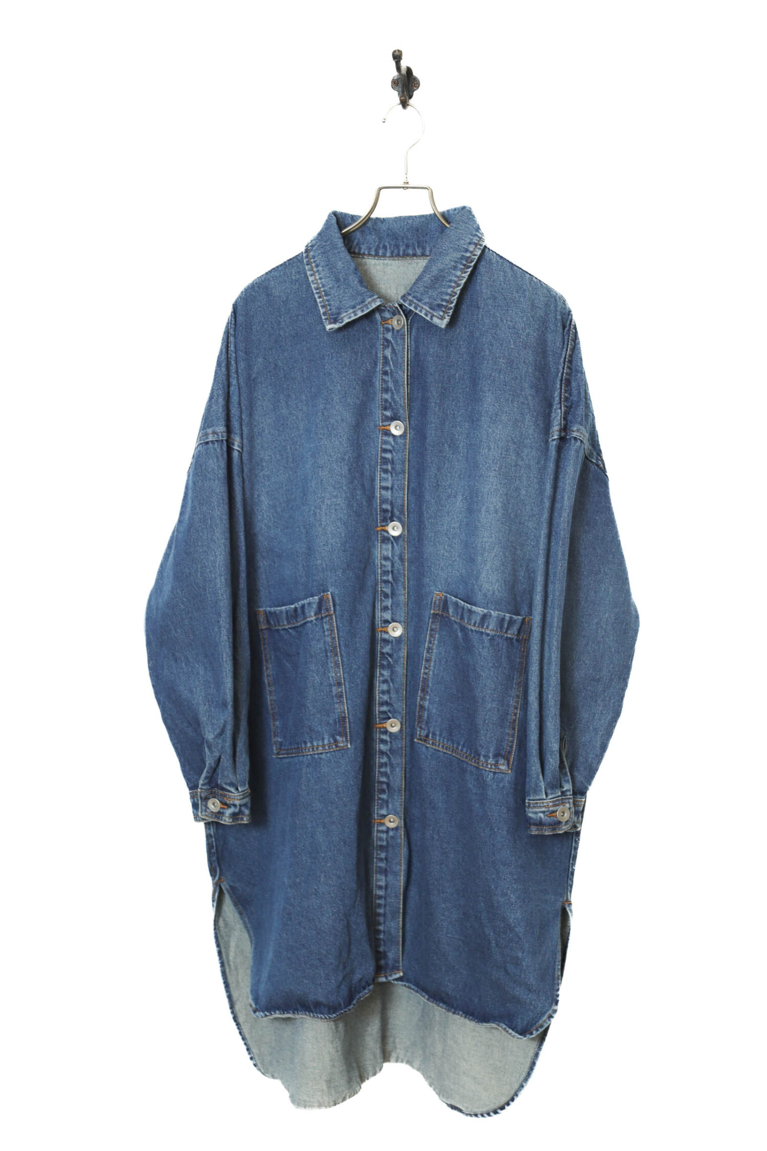 VINTAGE DENIM DENIM CPO SHIRT JACKET/XL