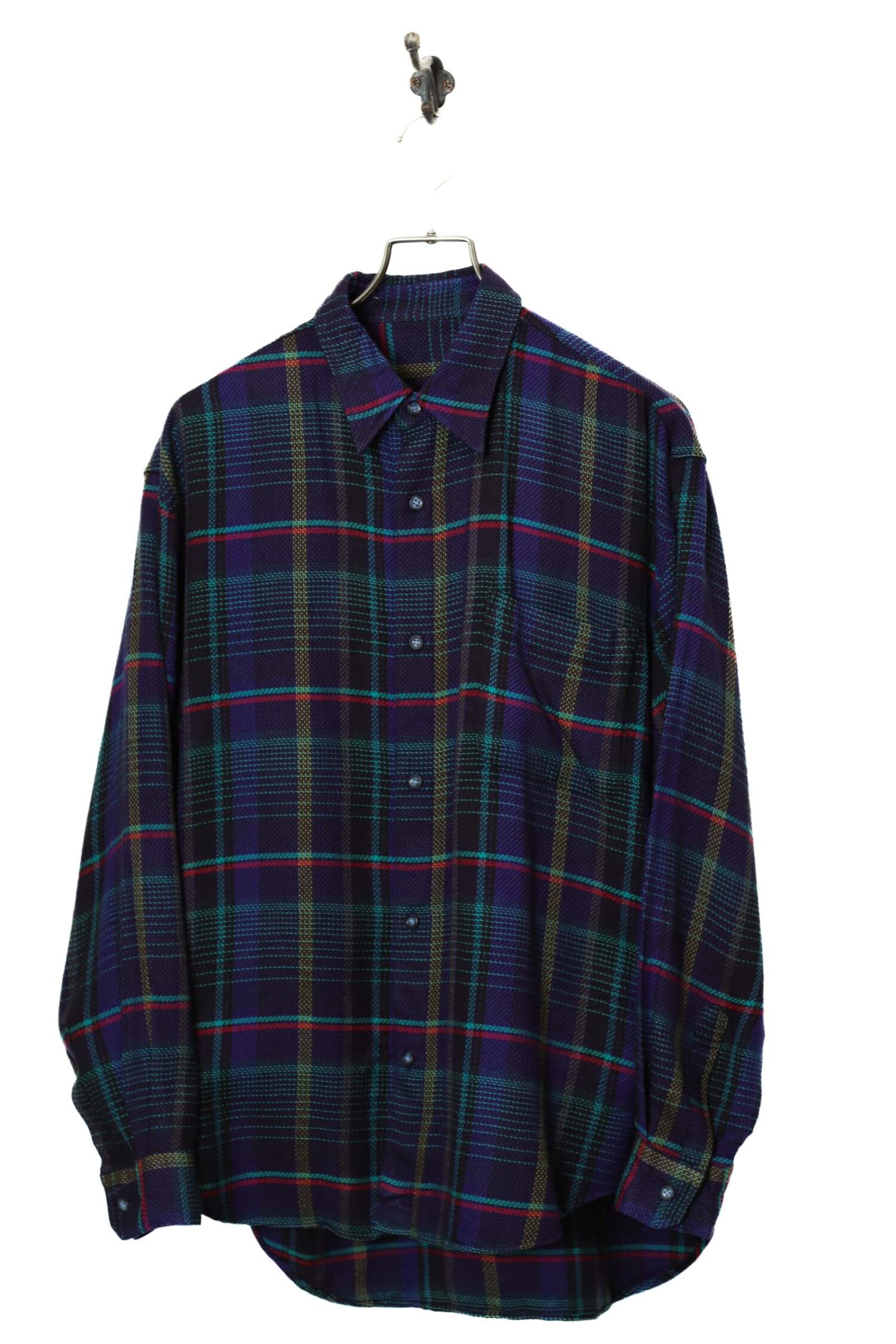 VINTAGE CHECK PATTERN SHIRT/M