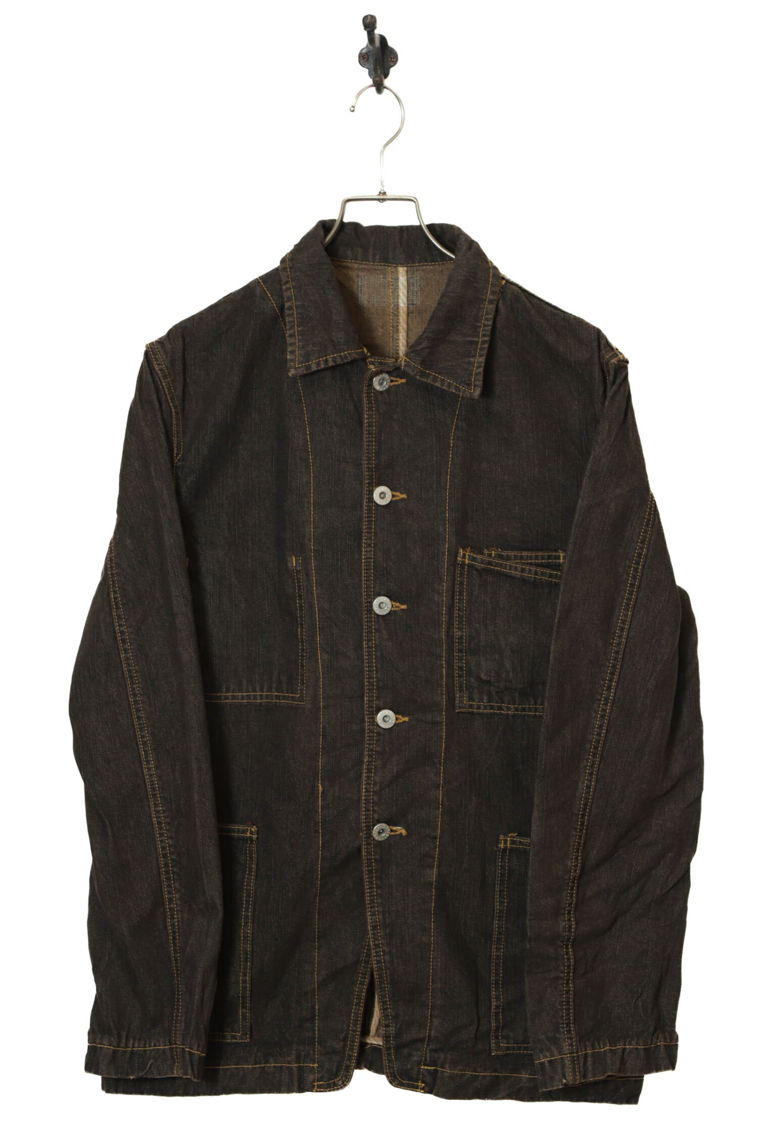 VINTAGE DENIM COVERALL JACKET/M