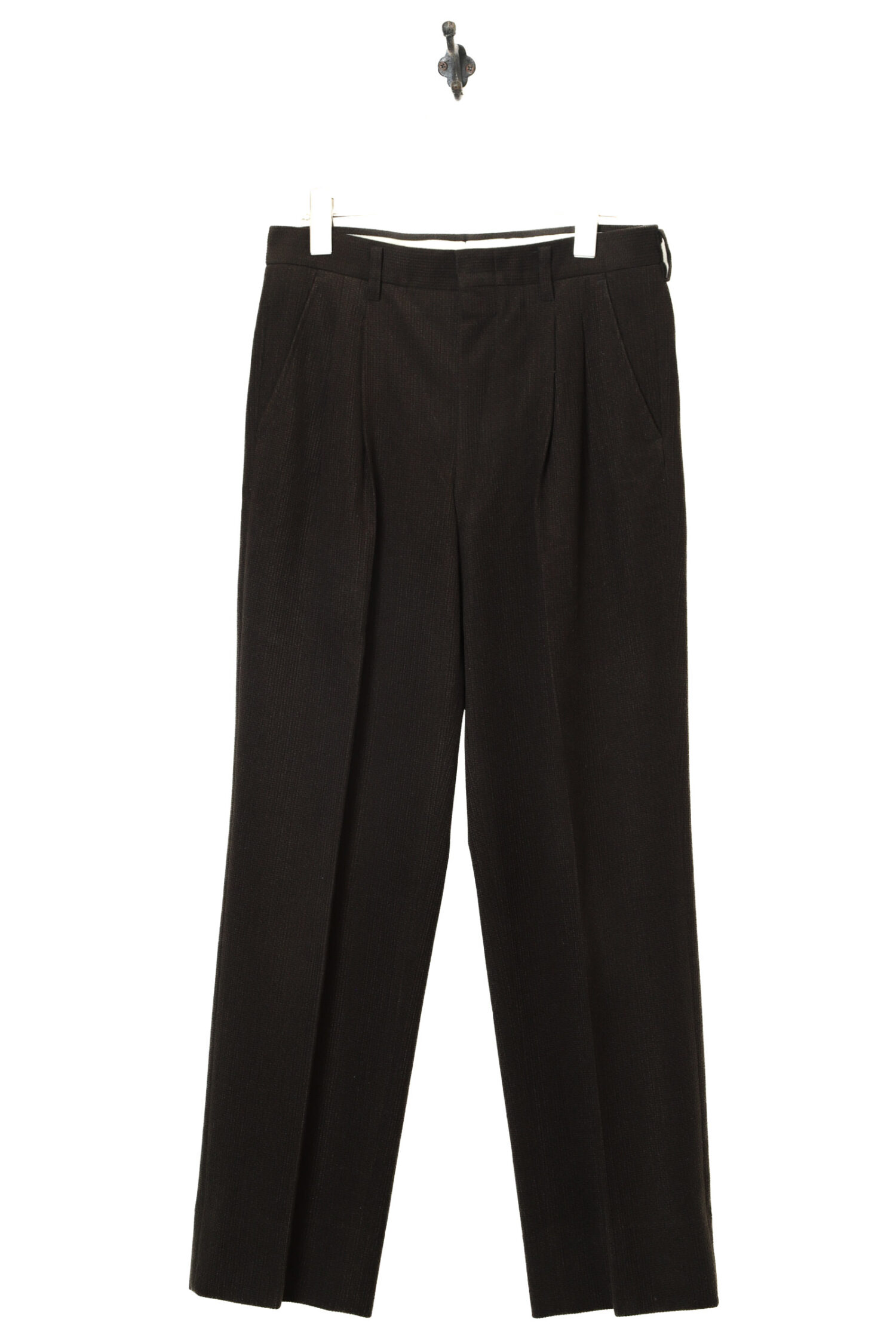 USED WIDE PLEATED DRESS PANTS/W76