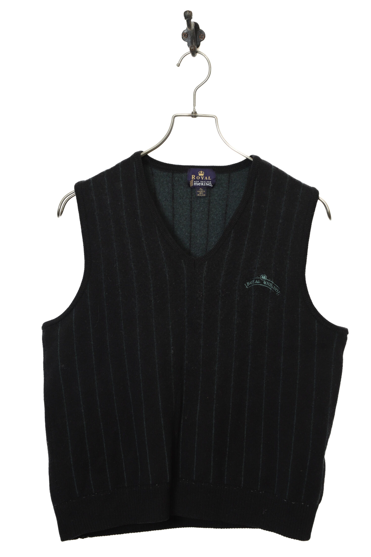USED KNITTED VEST/MADE IN NEW ZEALAND/M