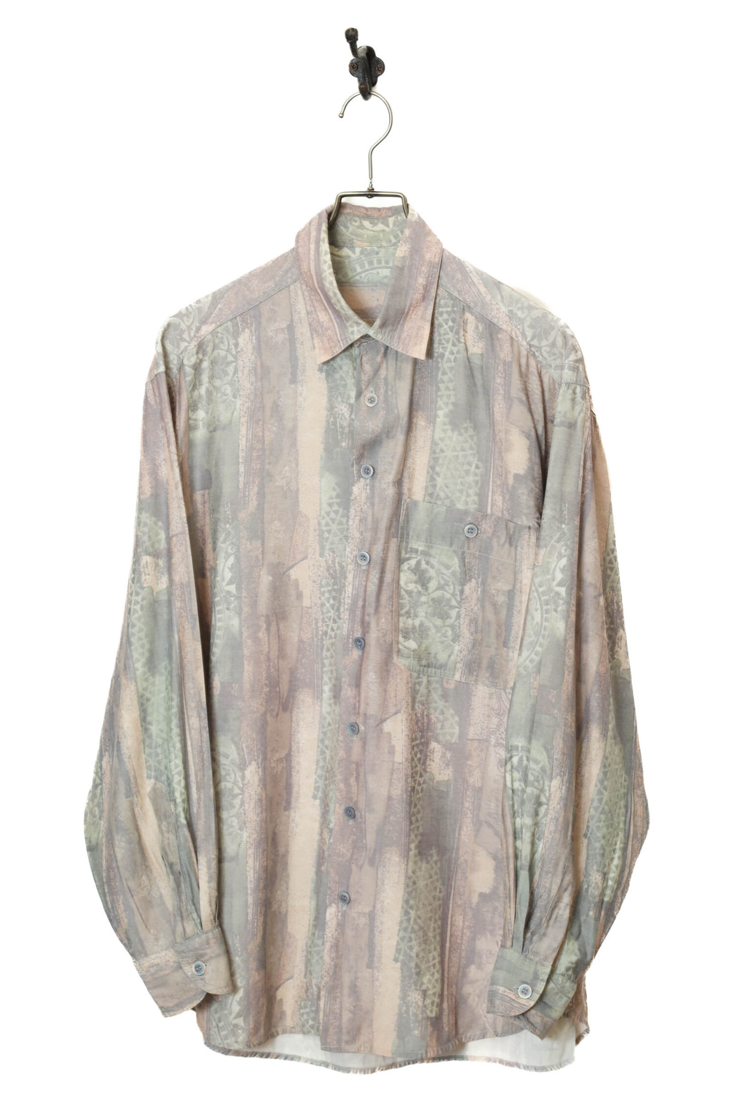 VINTAGE PRINTED SHIRT/L