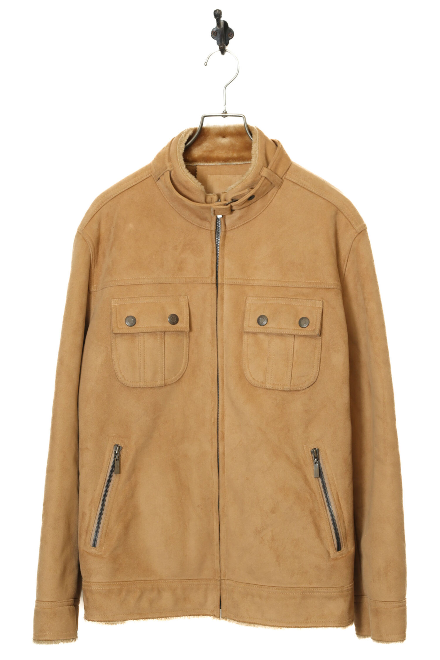 USED FAKE SUEDE BOA JACKET/L