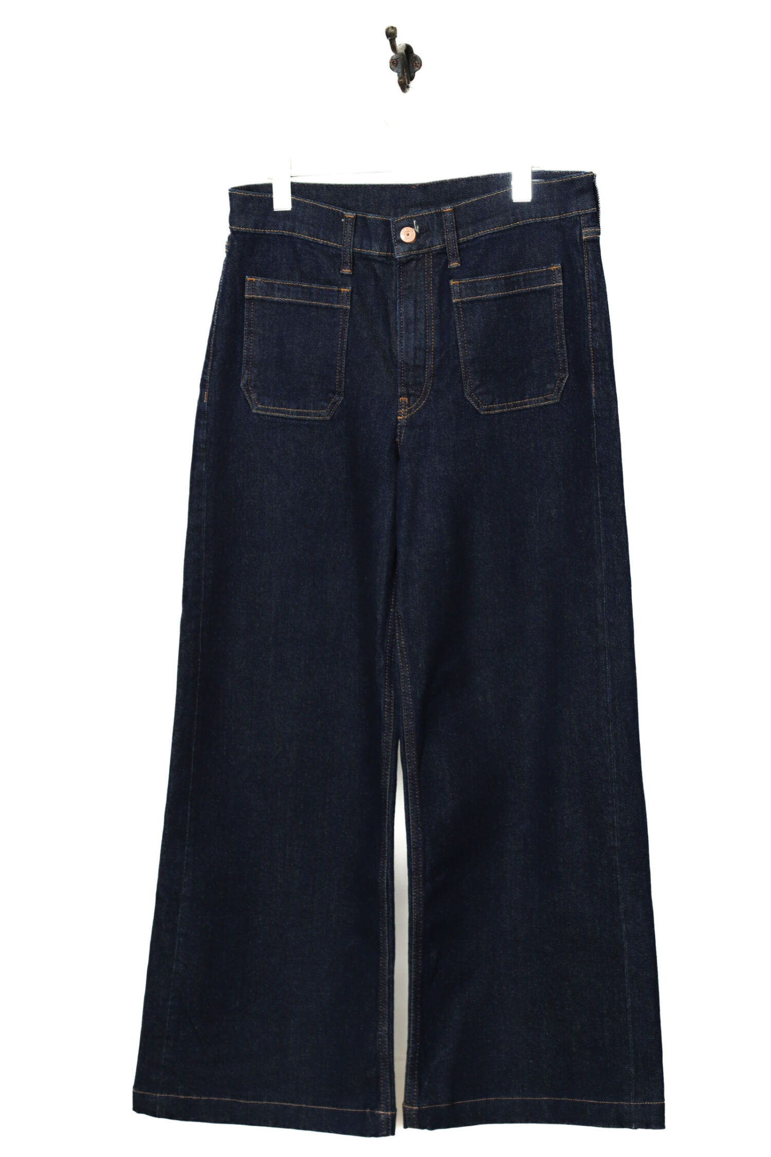 USED GAP HIGH WAIST FLARE DENIM PANTS/W80