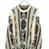 VINTAGE 3D KNITTED SWEATER/L