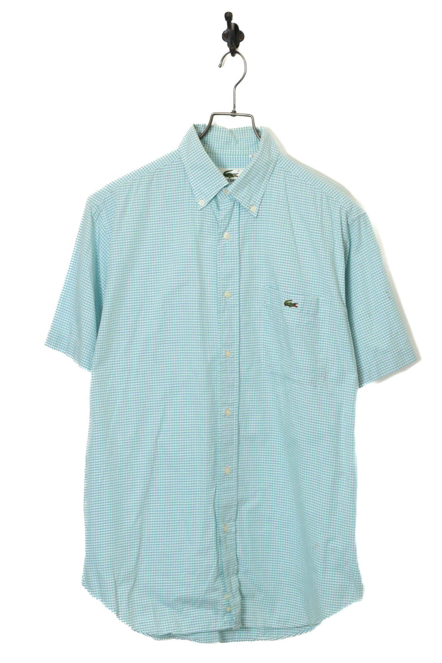 USED LACOSTE CHECK SHIRT/L