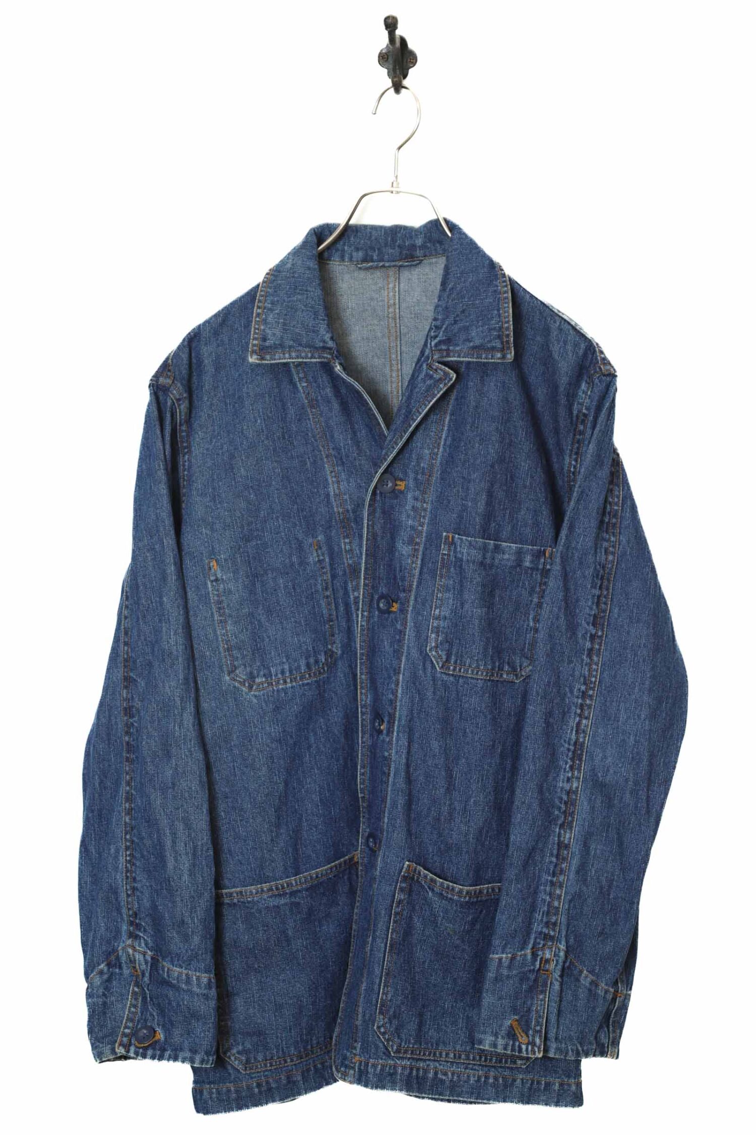 VINTAGE DENIM COVERALL JACKET/M