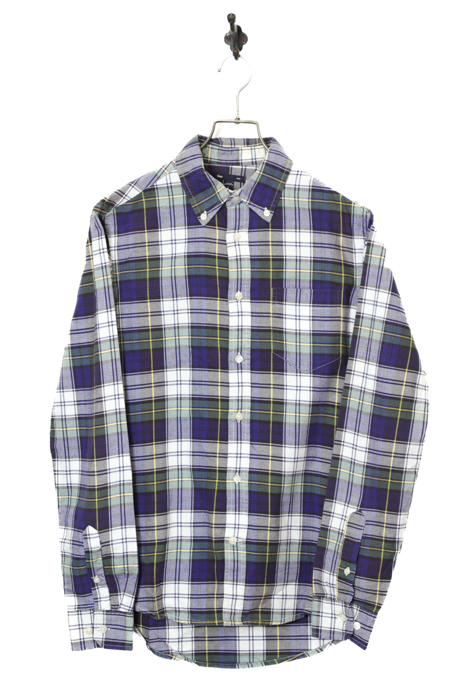 USED GAP CHECK SHIRT/M