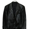 VINTAGE COW LEATHER TAILORED JACKET/L