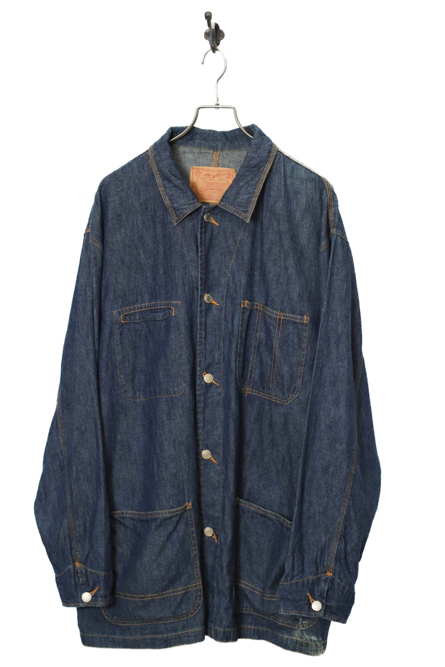 USED DENIM COVERALL JACKET/SUNVALLEY/L