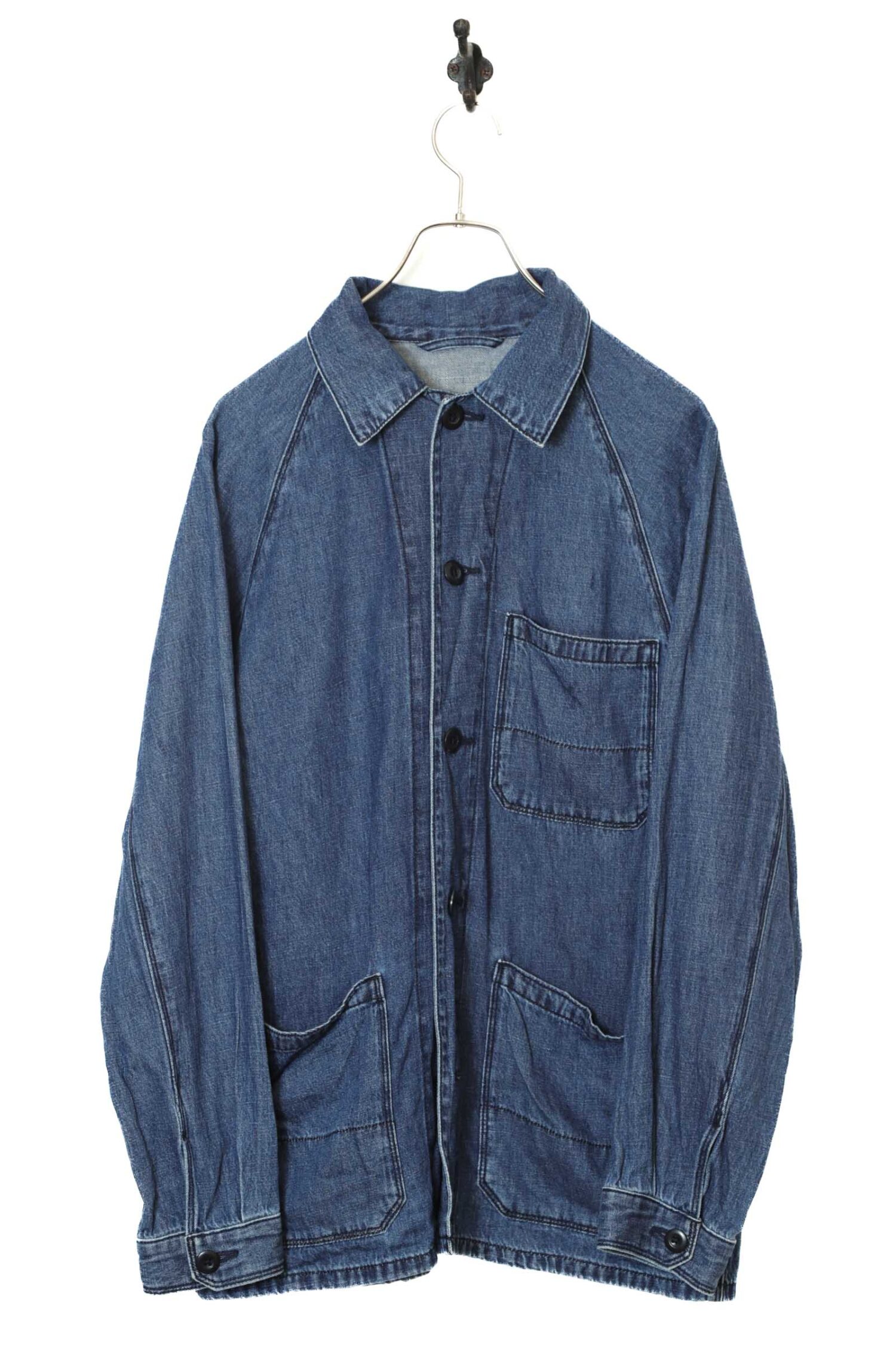 VINTAGE DENIM COVERALL JACKET/M