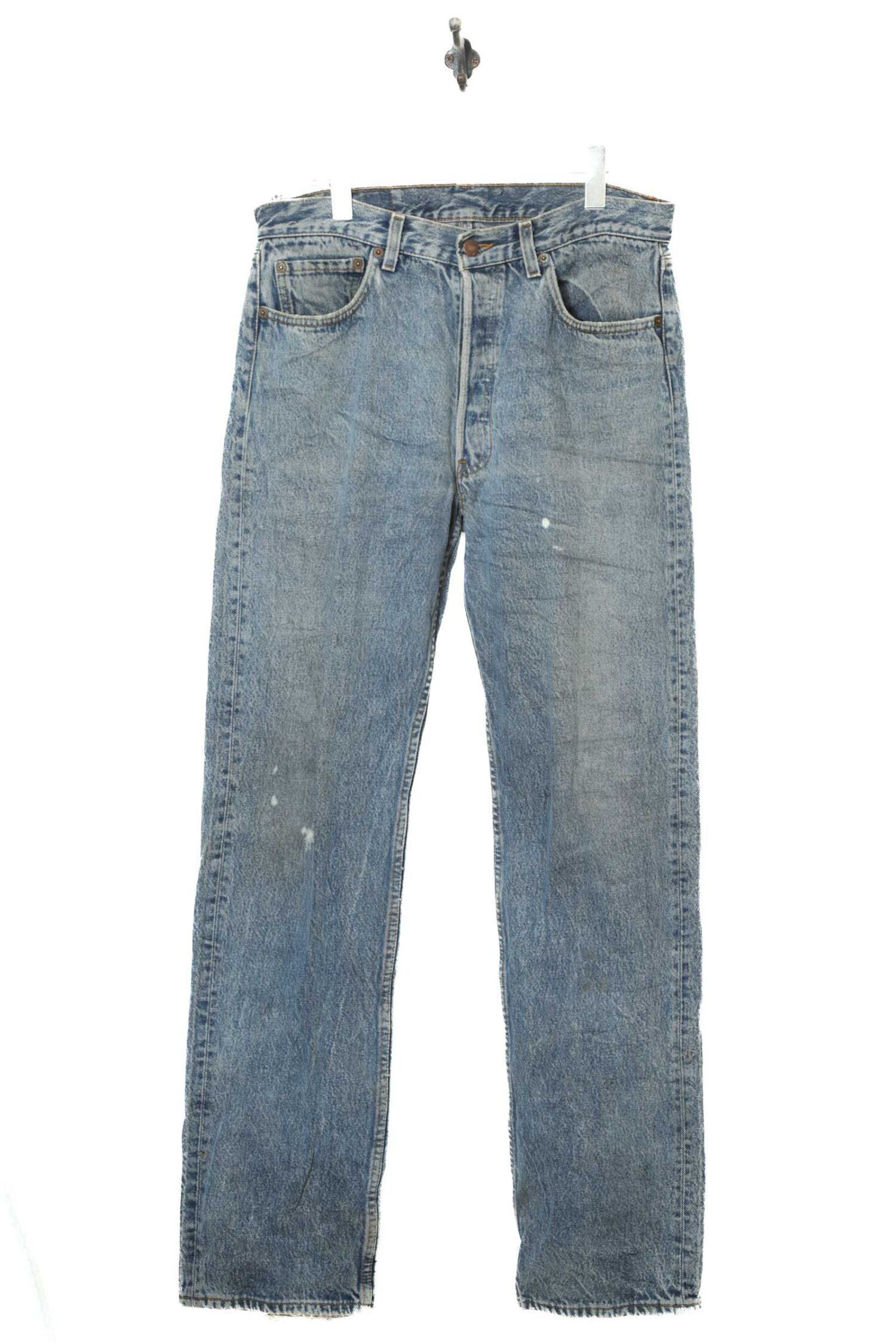 USED 00'S LEVIS DENIM PANTS/MADE IN USA/W82