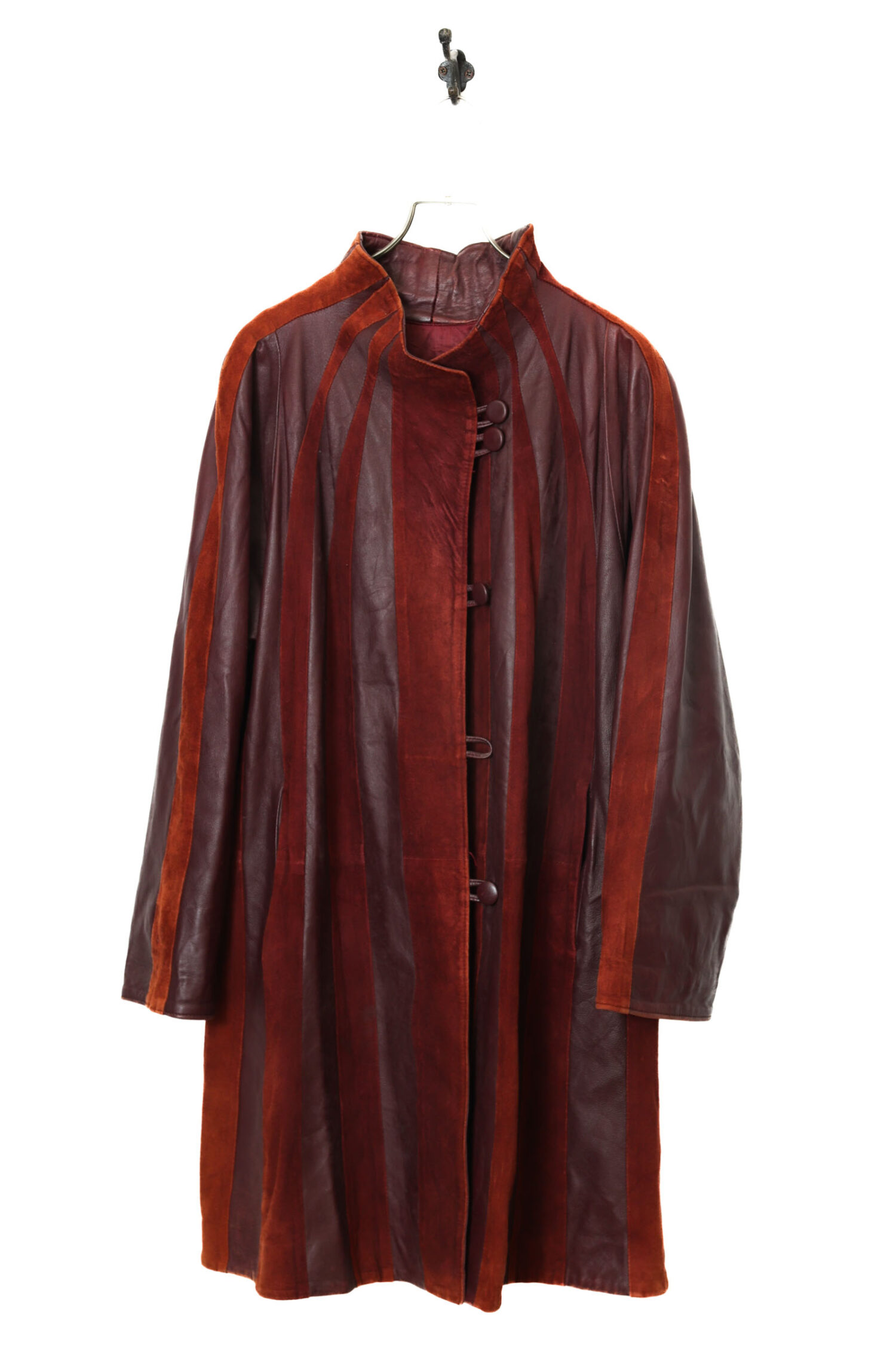 VINTAGE LEATHER COAT/L