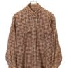 VINTAGE CORDUROY CHECK SHIRT/L