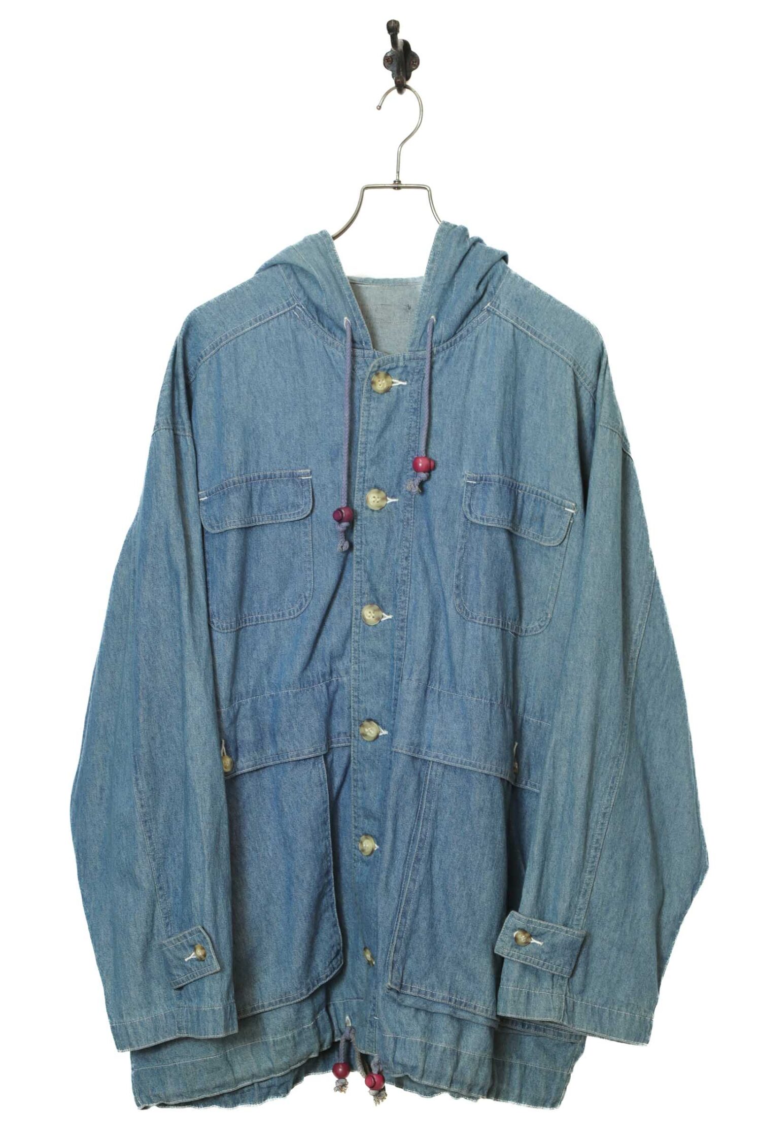 VINTAGE DENIM PARKA/XL