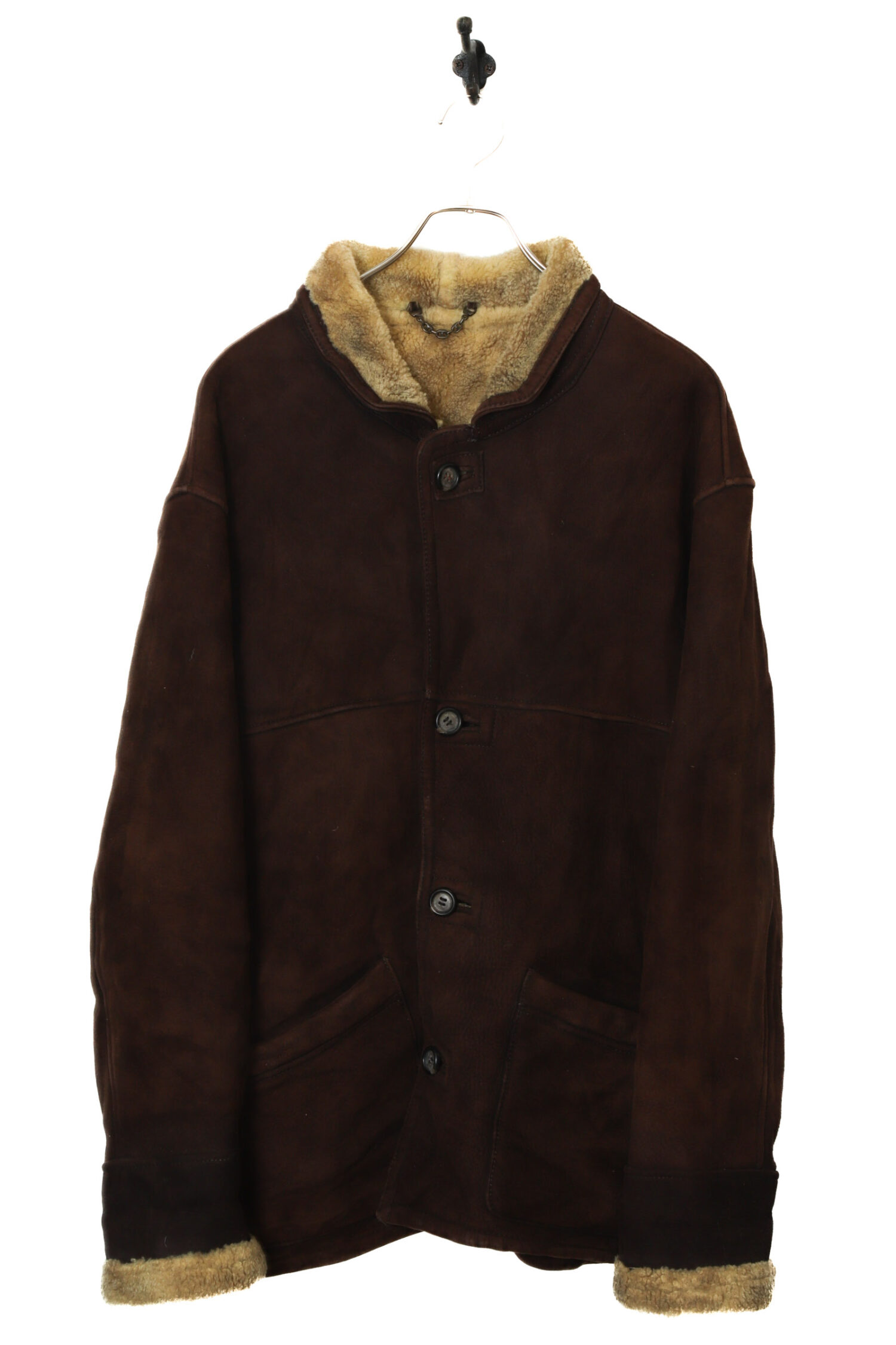 VINTAGE MOUTON JACKET/MADE IN TURKEY/L