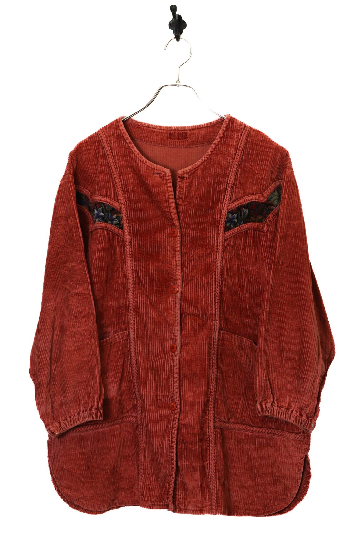 VINTAGE DESIGN CORDUROY SHIRT/L