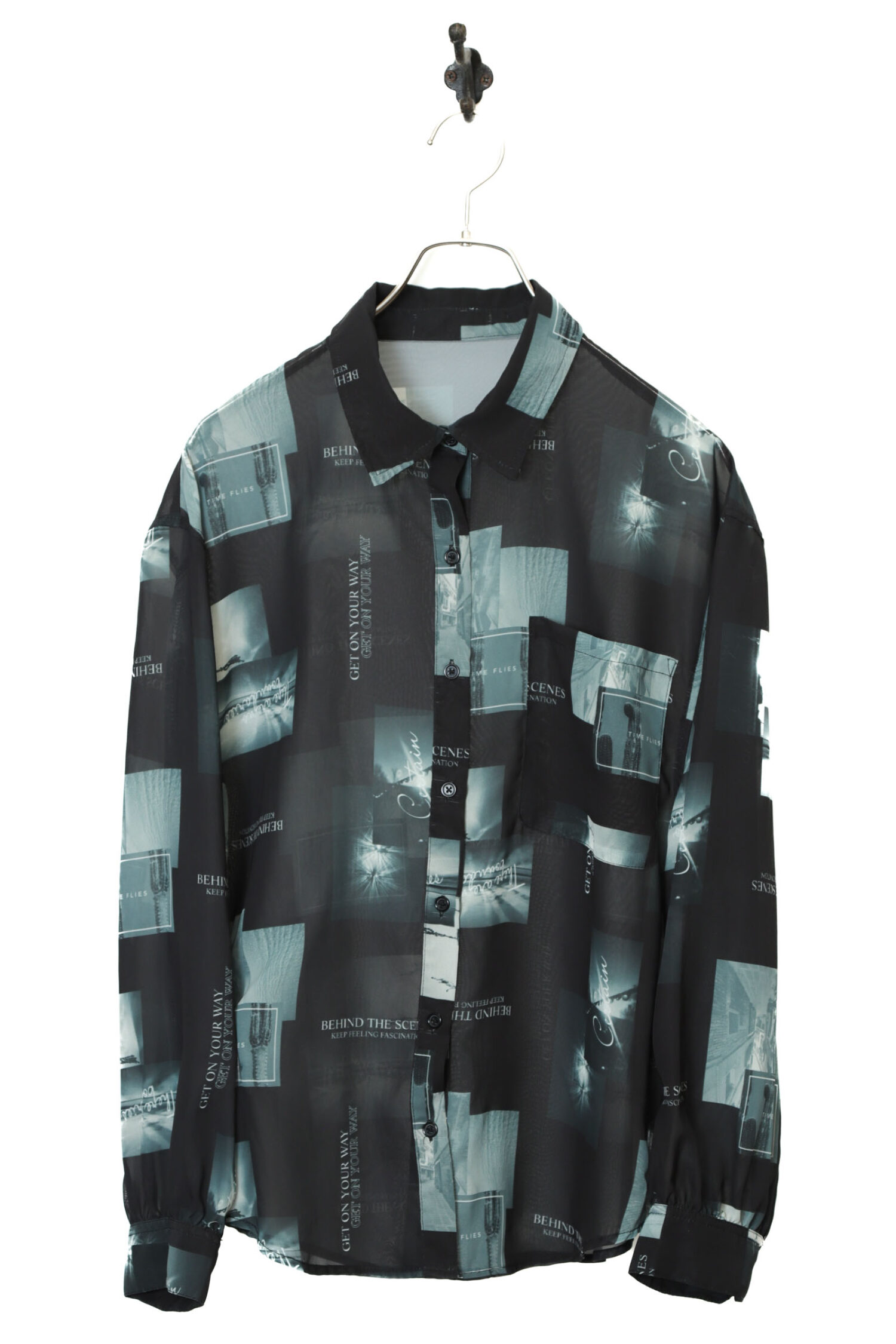 VINTAGE PRINTED SHIRT/M
