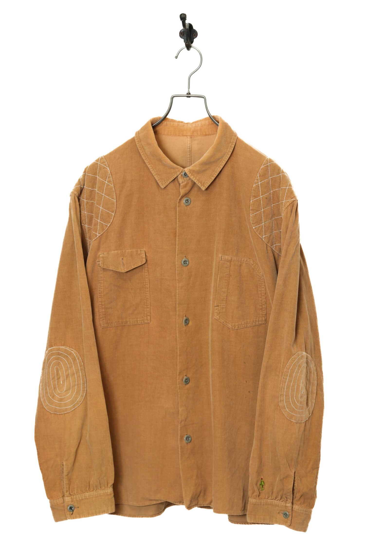 VINTAGE HUNTING DESIGN CORDUROY SHIRT/XL