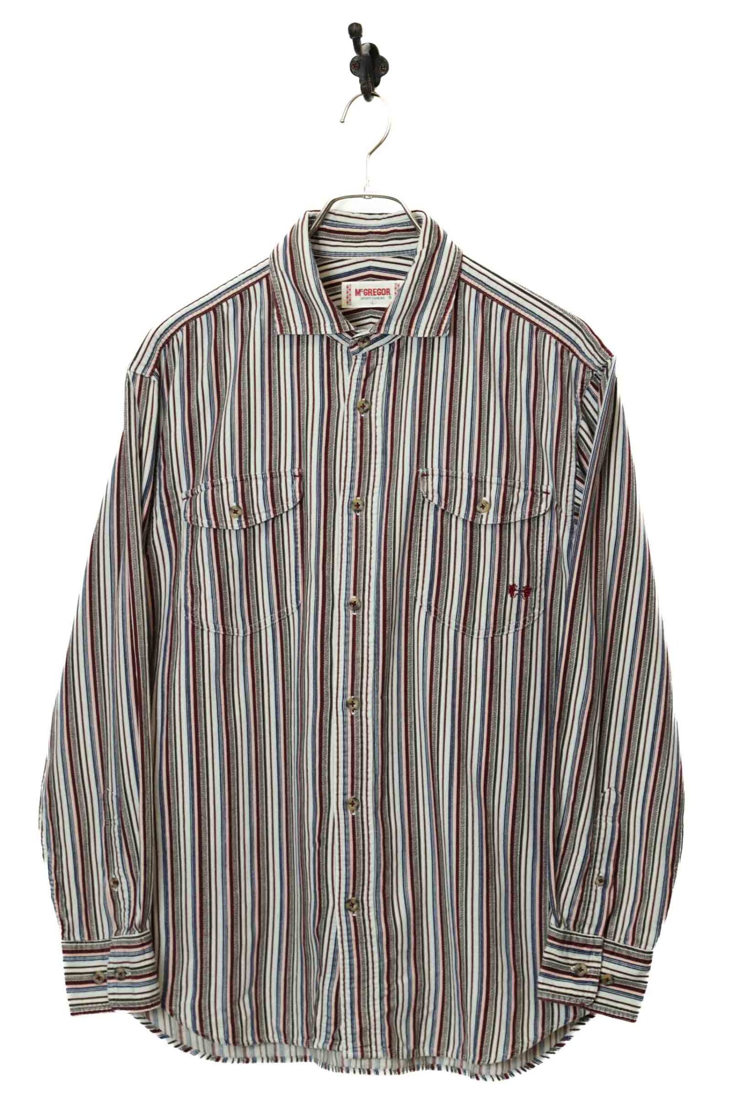 USED MCGREGOR STRIPE SHIRT/L