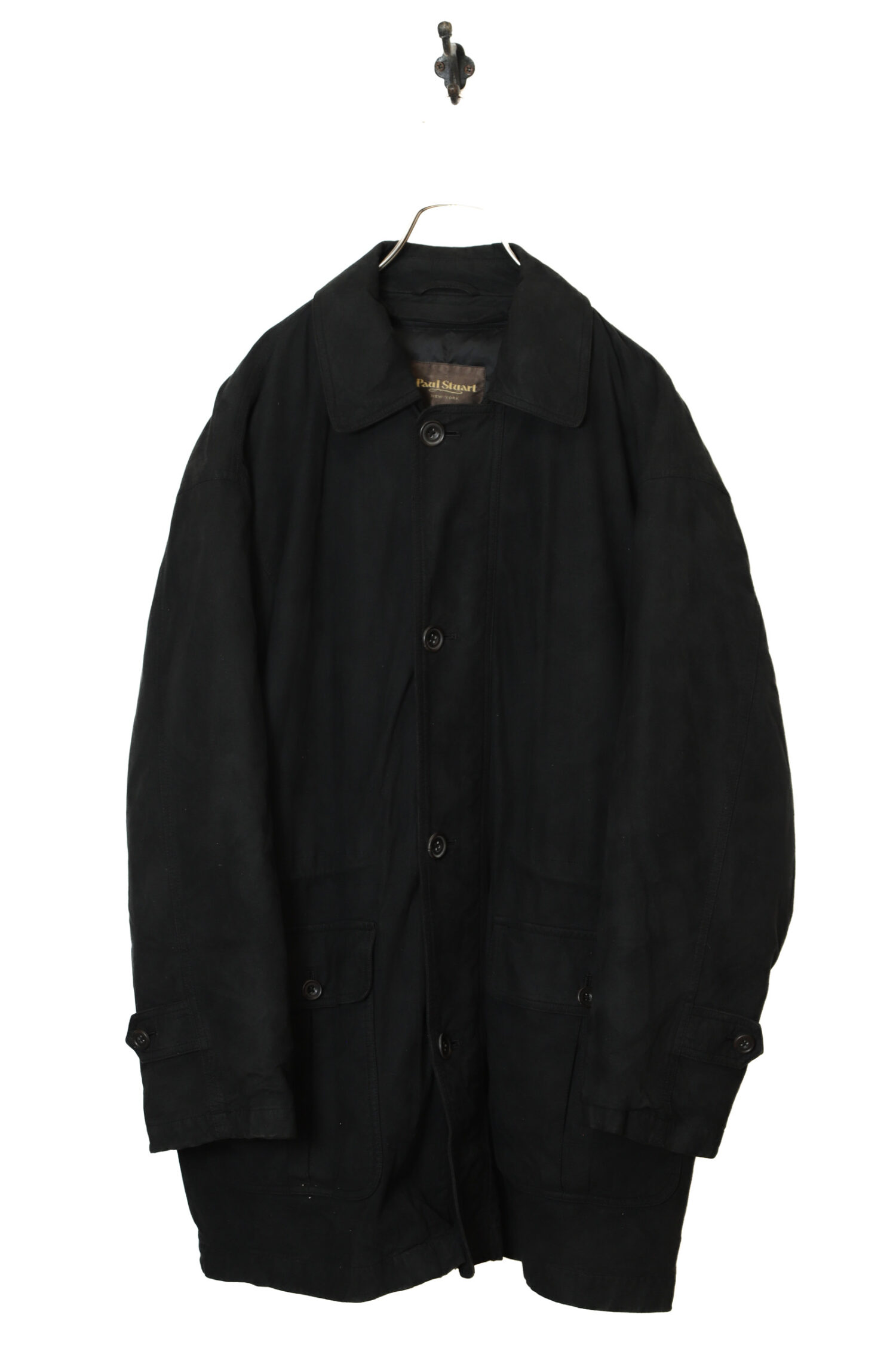 USED PAUL STUART FAKE SUEDE DOWN JACKET/XL