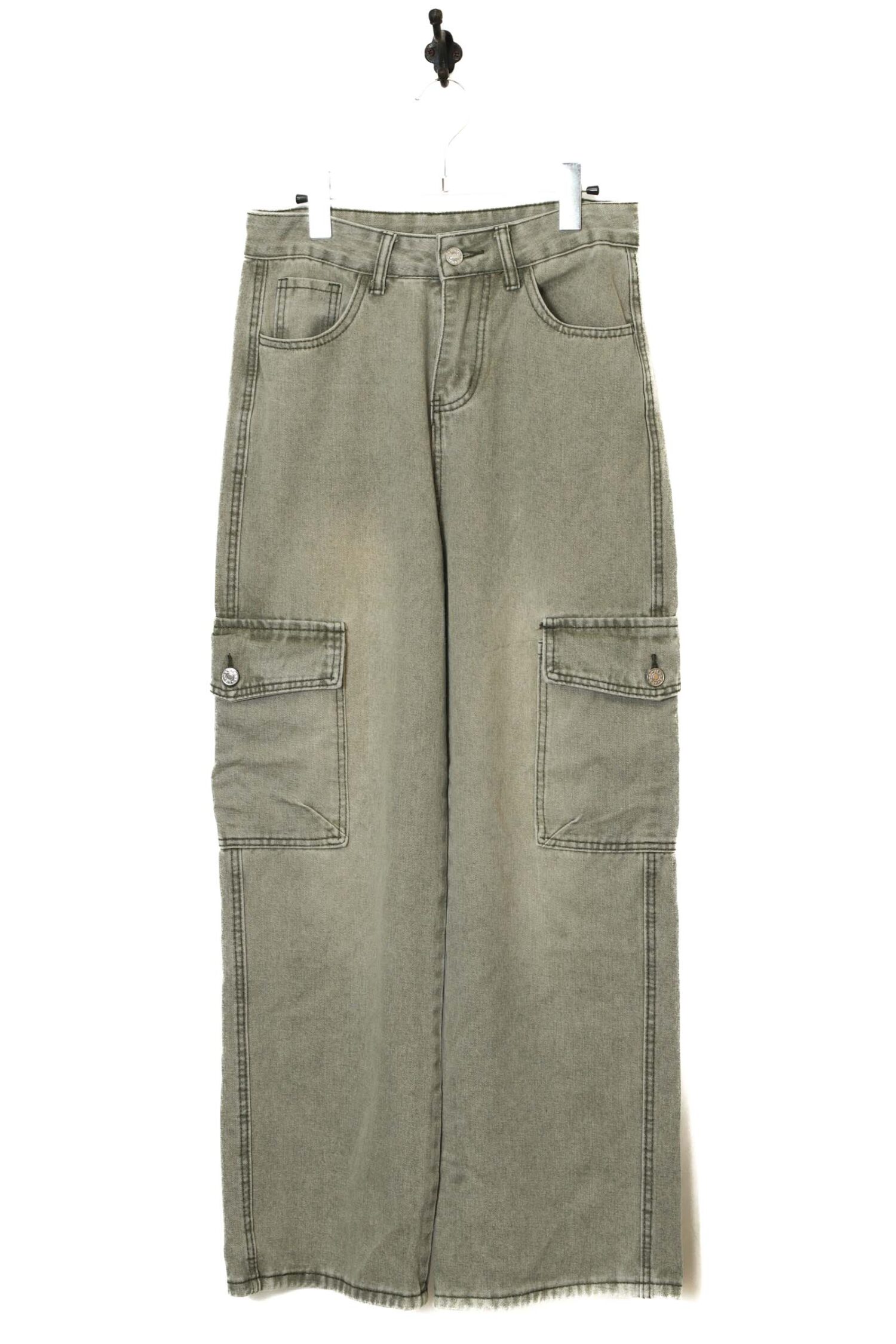 VINTAGE DENIM CARGO PANTS/W74