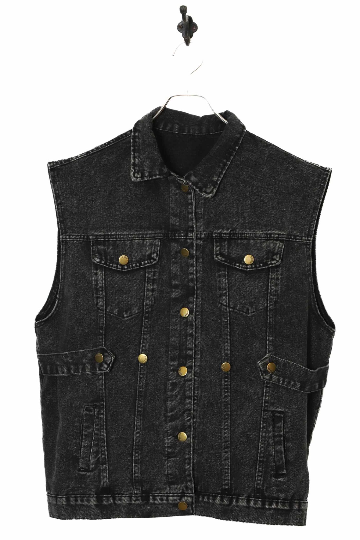 VINTAGE DENIM VEST/L