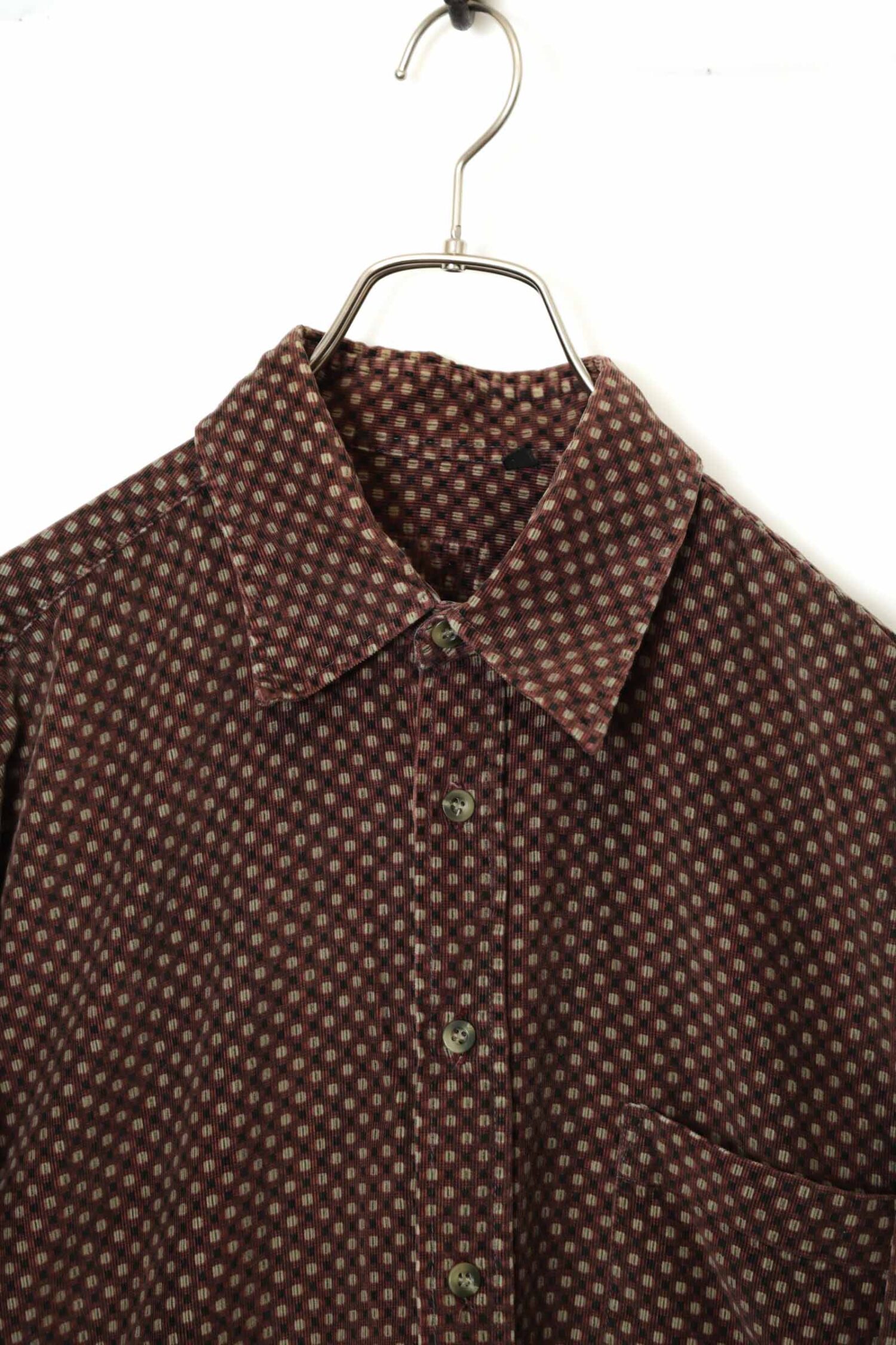 Alternative view of VINTAGE PRINTED CORDUROY SHIRT/L