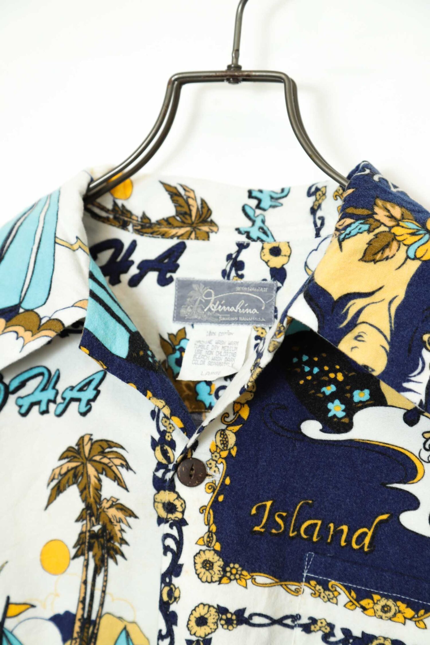 Alternative view of VINTAGE ALOHA PRINTED SHIRT/L