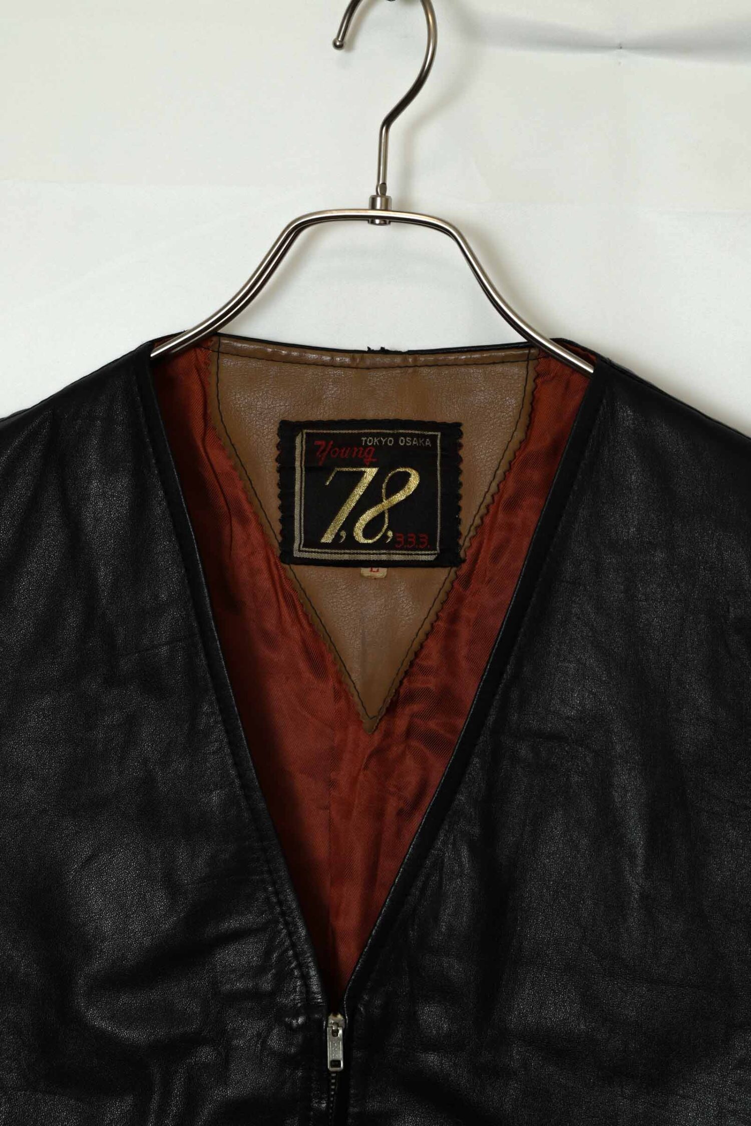 Alternative view of USED LEATHER VEST/M