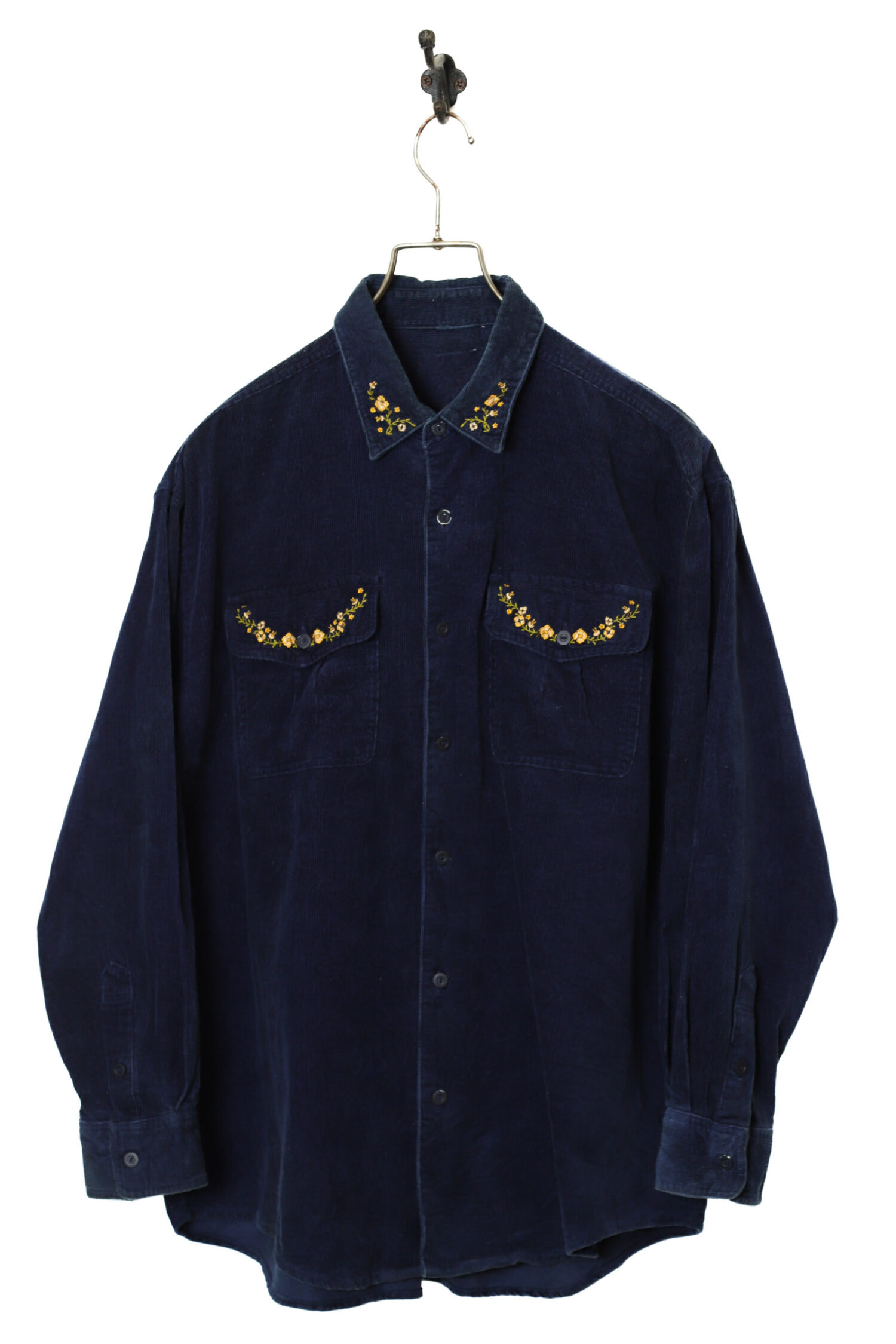 VINTAGE EMBROIDERY SHIRT/L