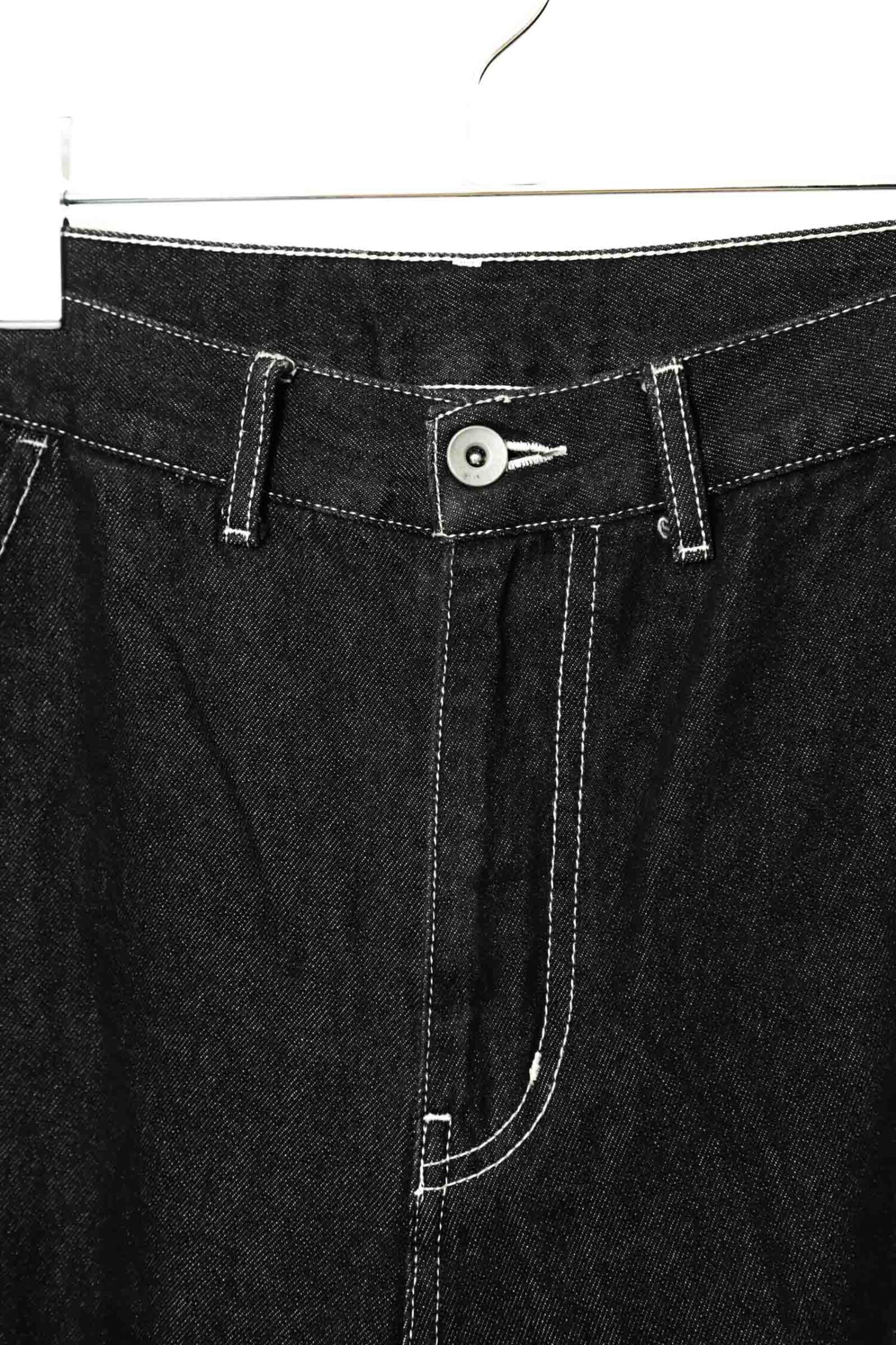 Alternative view of VINTAGE BLACK DENIM PANTS/W80